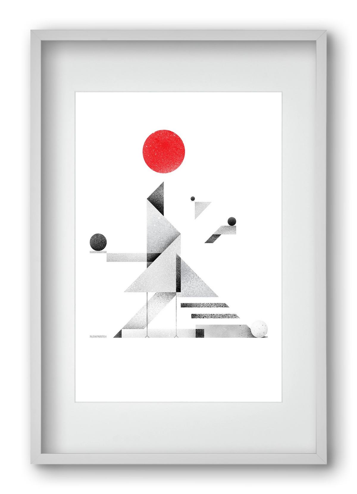 Bateau Livre, 40x60 cm (30x45 cm), Fehér keret, paszpartuval