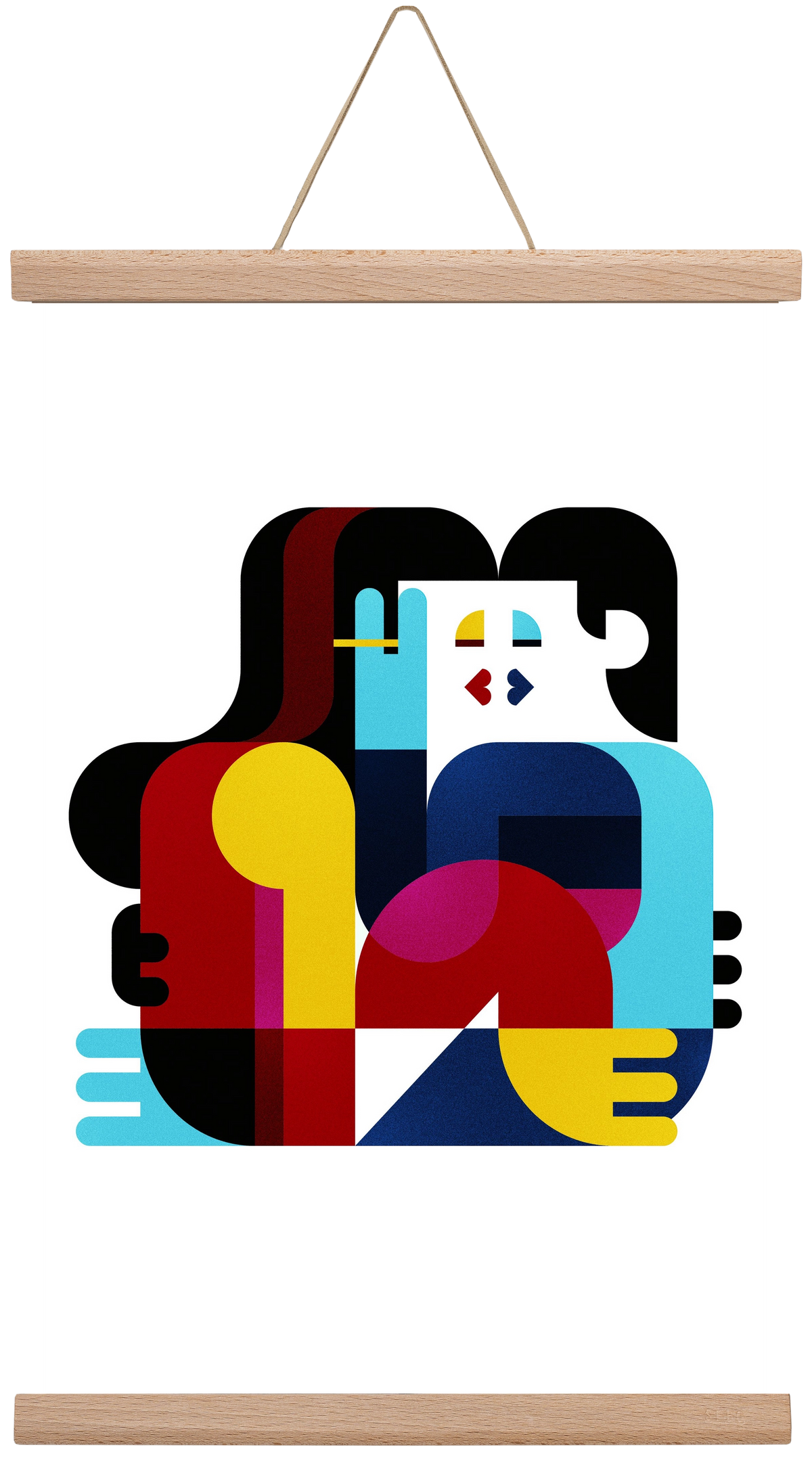 San Francisco, 30x45 cm (30x45 cm), Tölgy akasztó