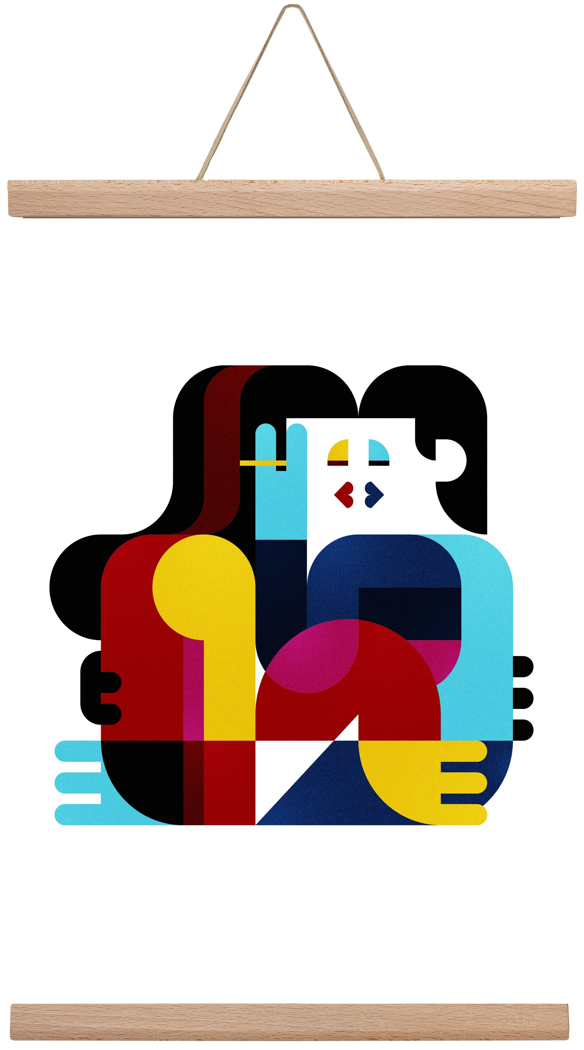 San Francisco, 30x45 cm (30x45 cm), Tölgy akasztó