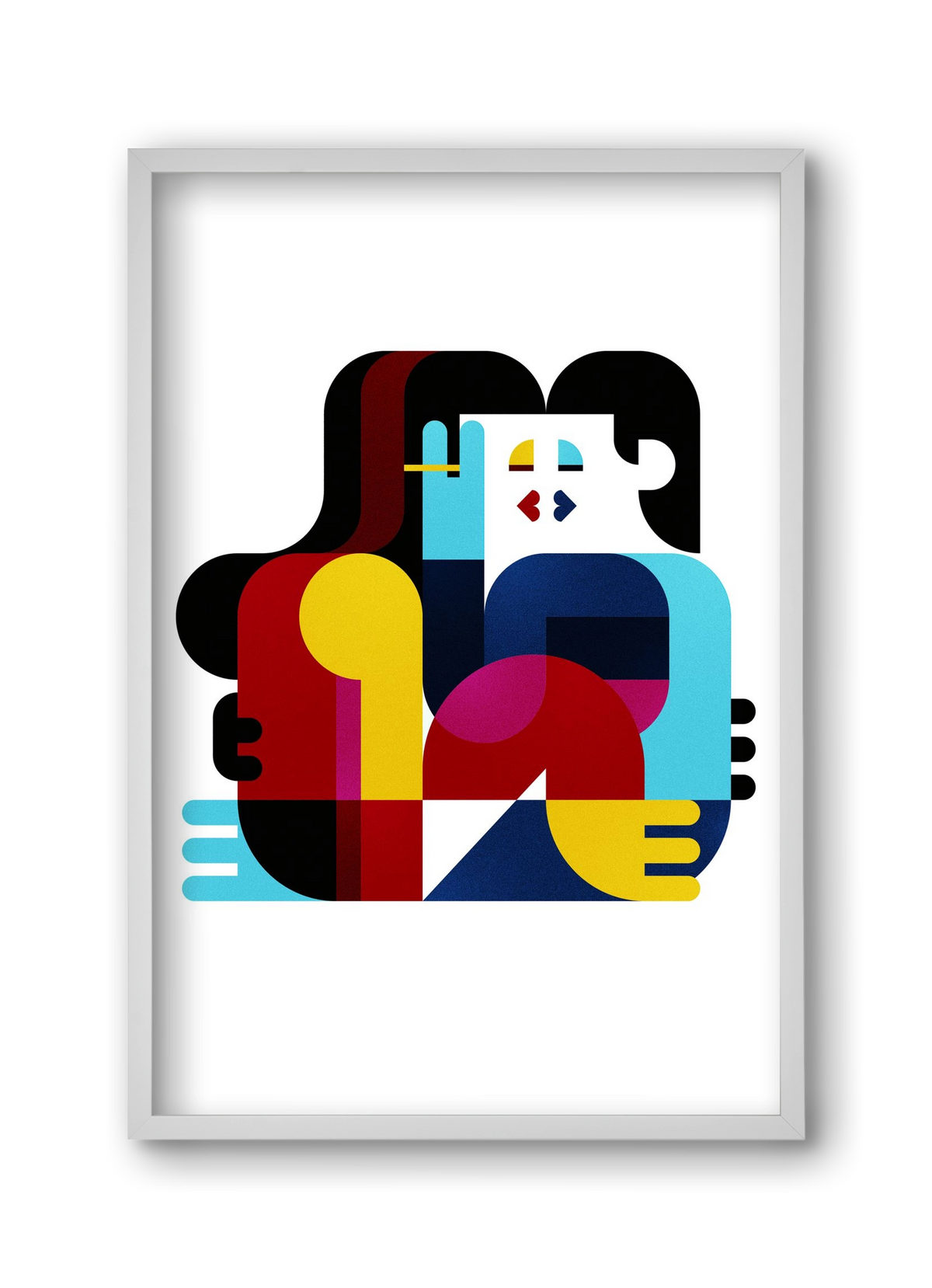 San Francisco, 30x45 cm (30x45 cm), Fehér keret