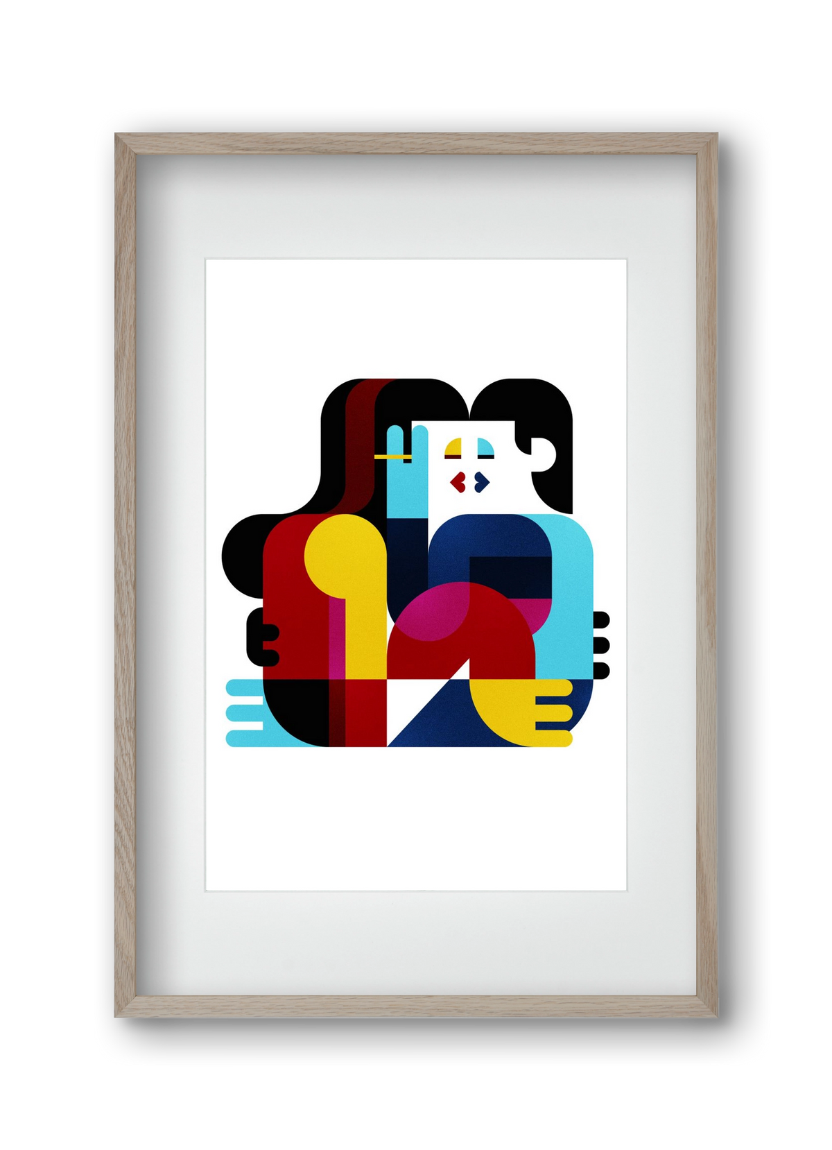 San Francisco, 30x45 cm (20x30 cm), Tölgy keret, paszpartuval