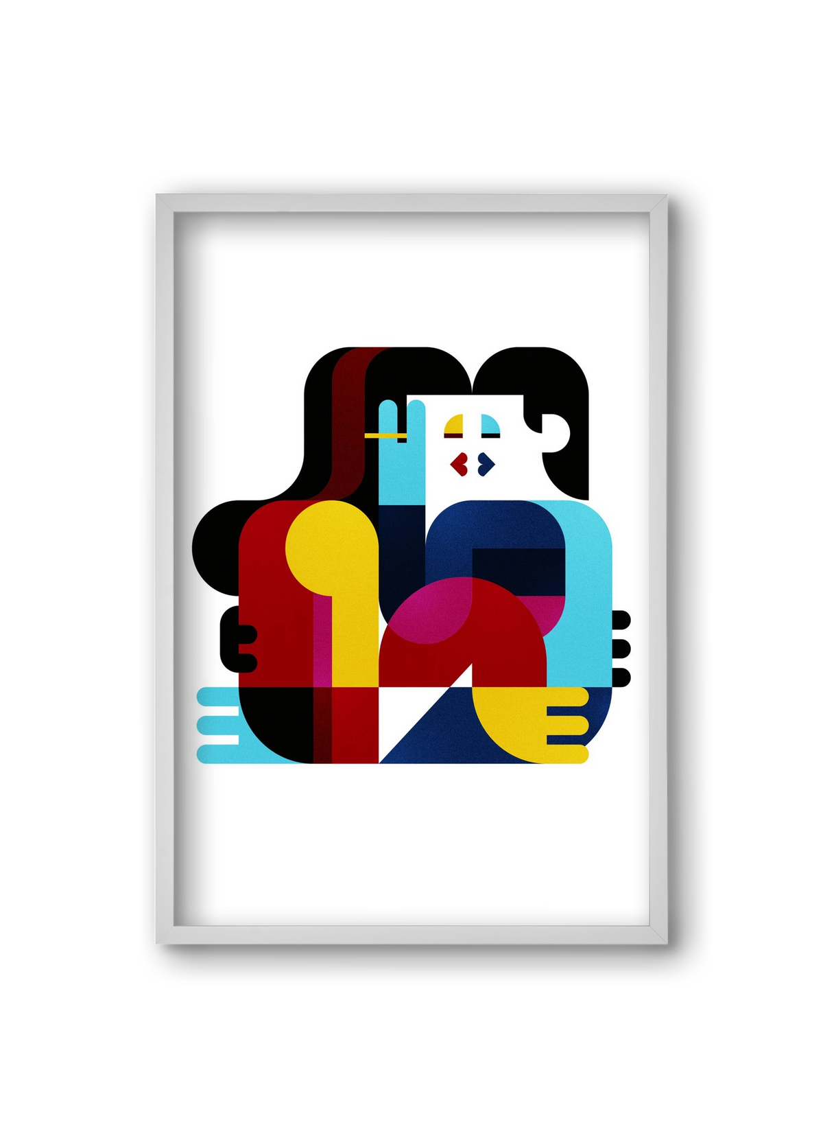 San Francisco, 20x30 cm (20x30 cm), Fehér keret