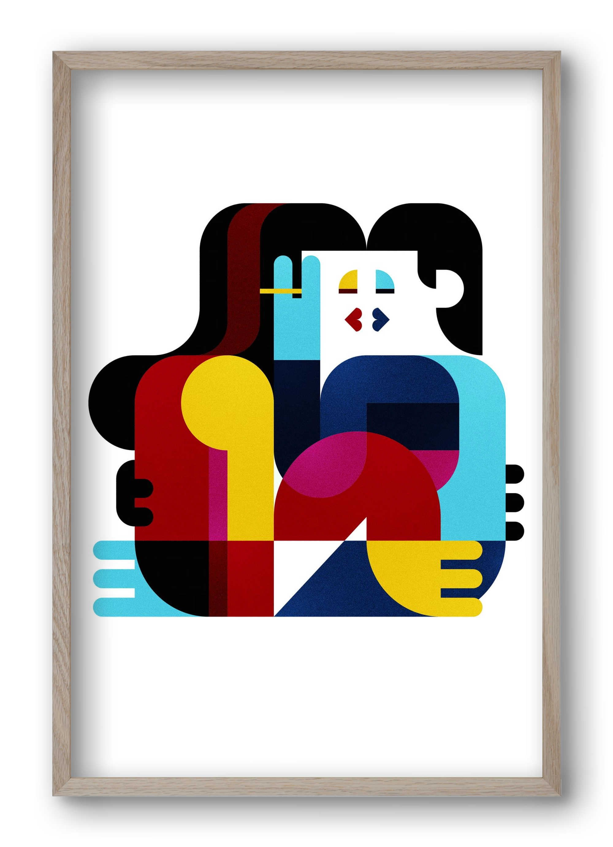 San Francisco, 40x60 cm (40x60 cm), Tölgy keret