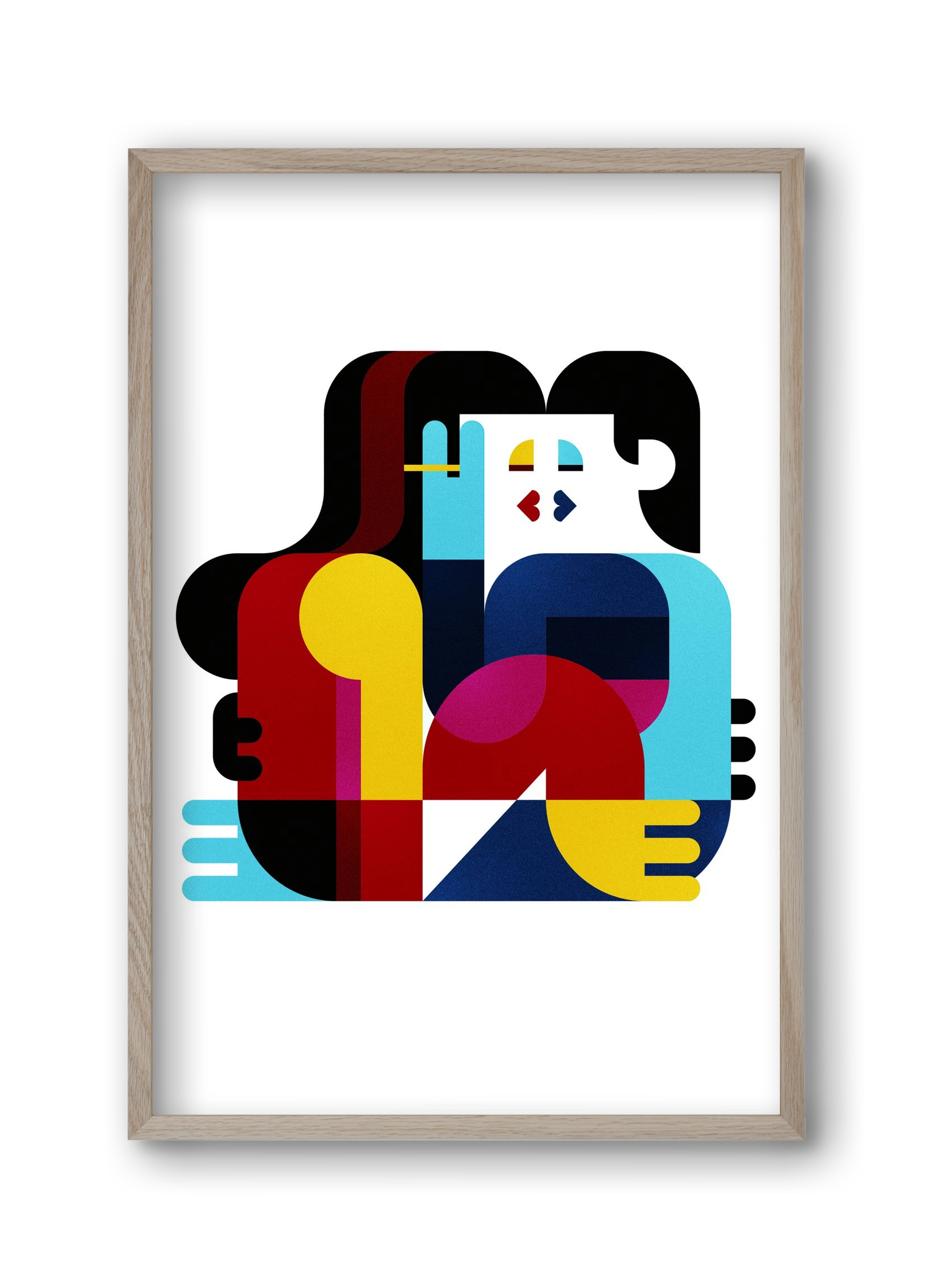 San Francisco, 30x45 cm (30x45 cm), Tölgy keret