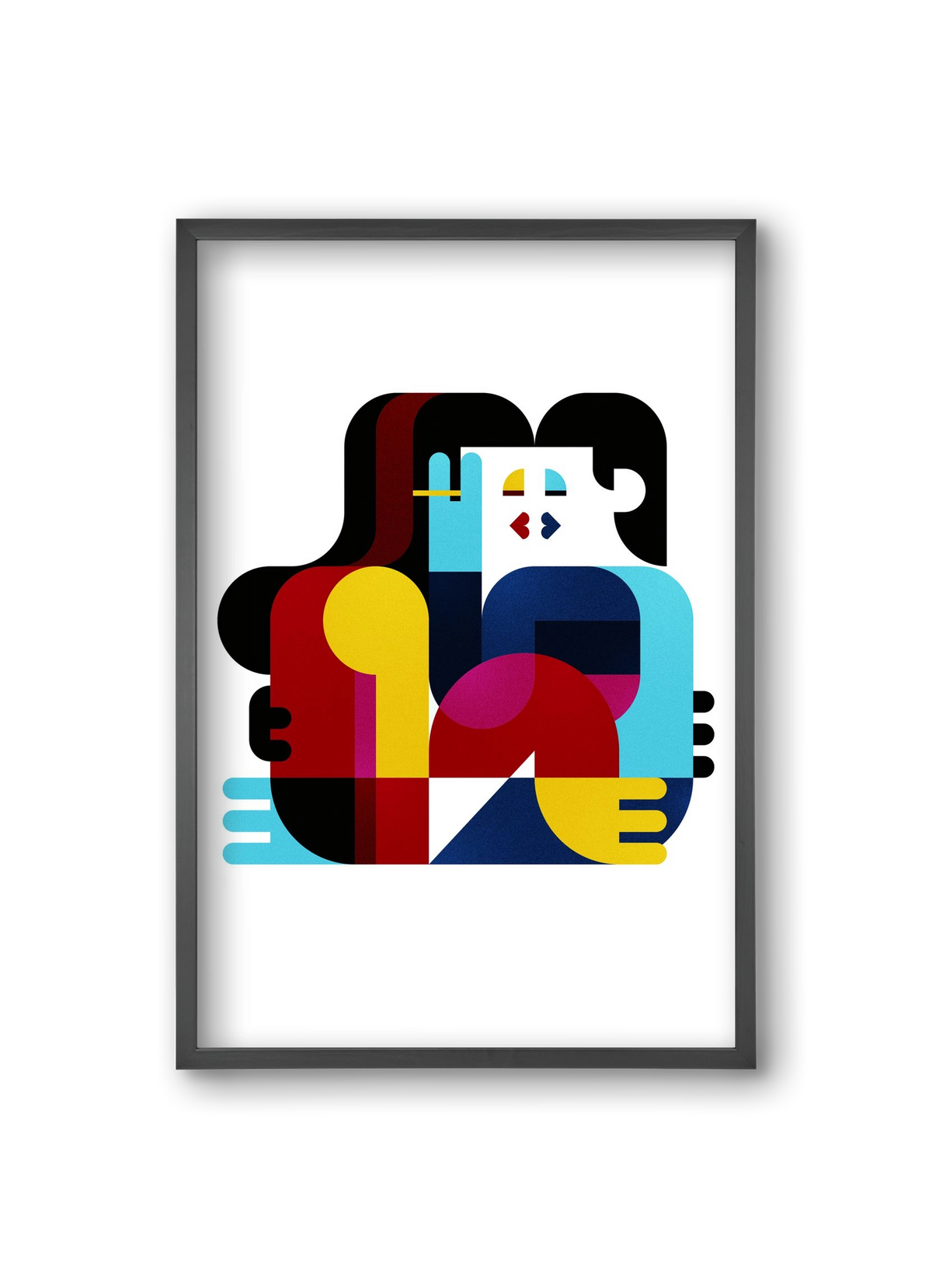 San Francisco, 20x30 cm (20x30 cm), Fekete keret