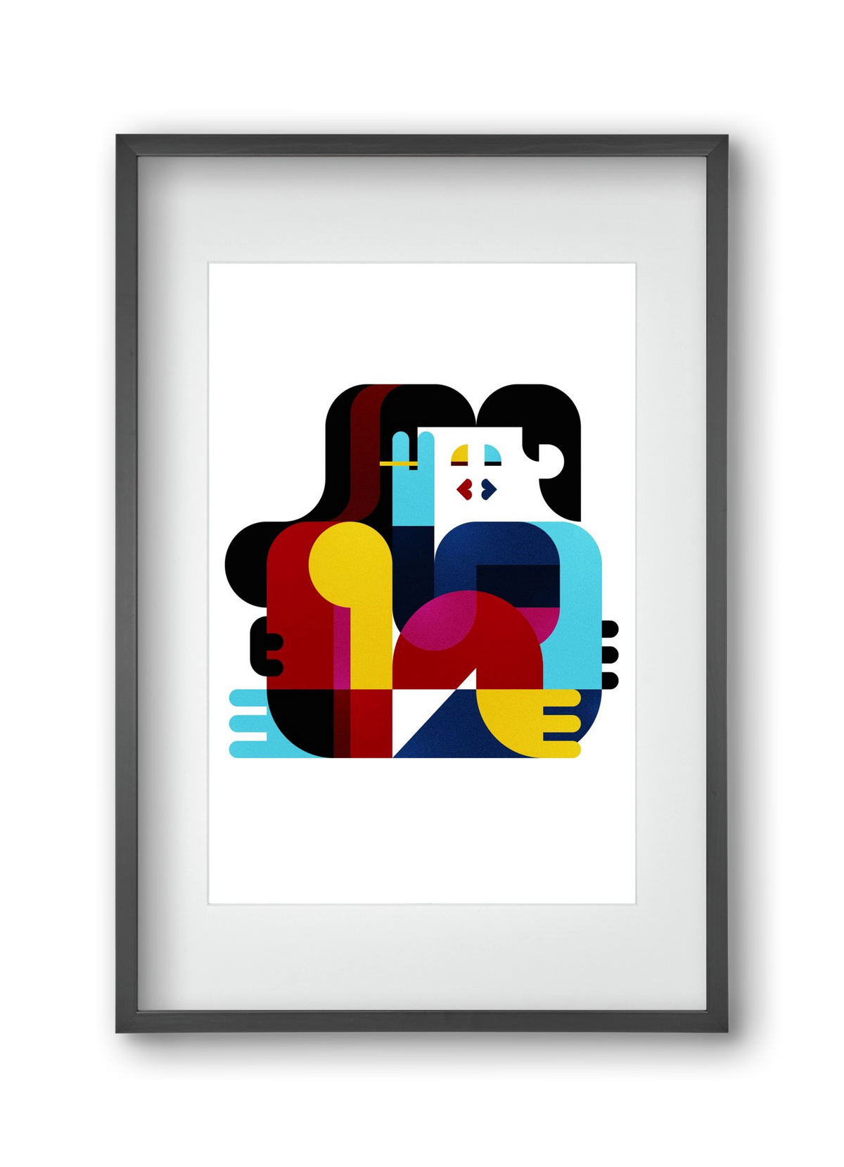 San Francisco, 30x45 cm (20x30 cm), Fekete keret, paszpartuval