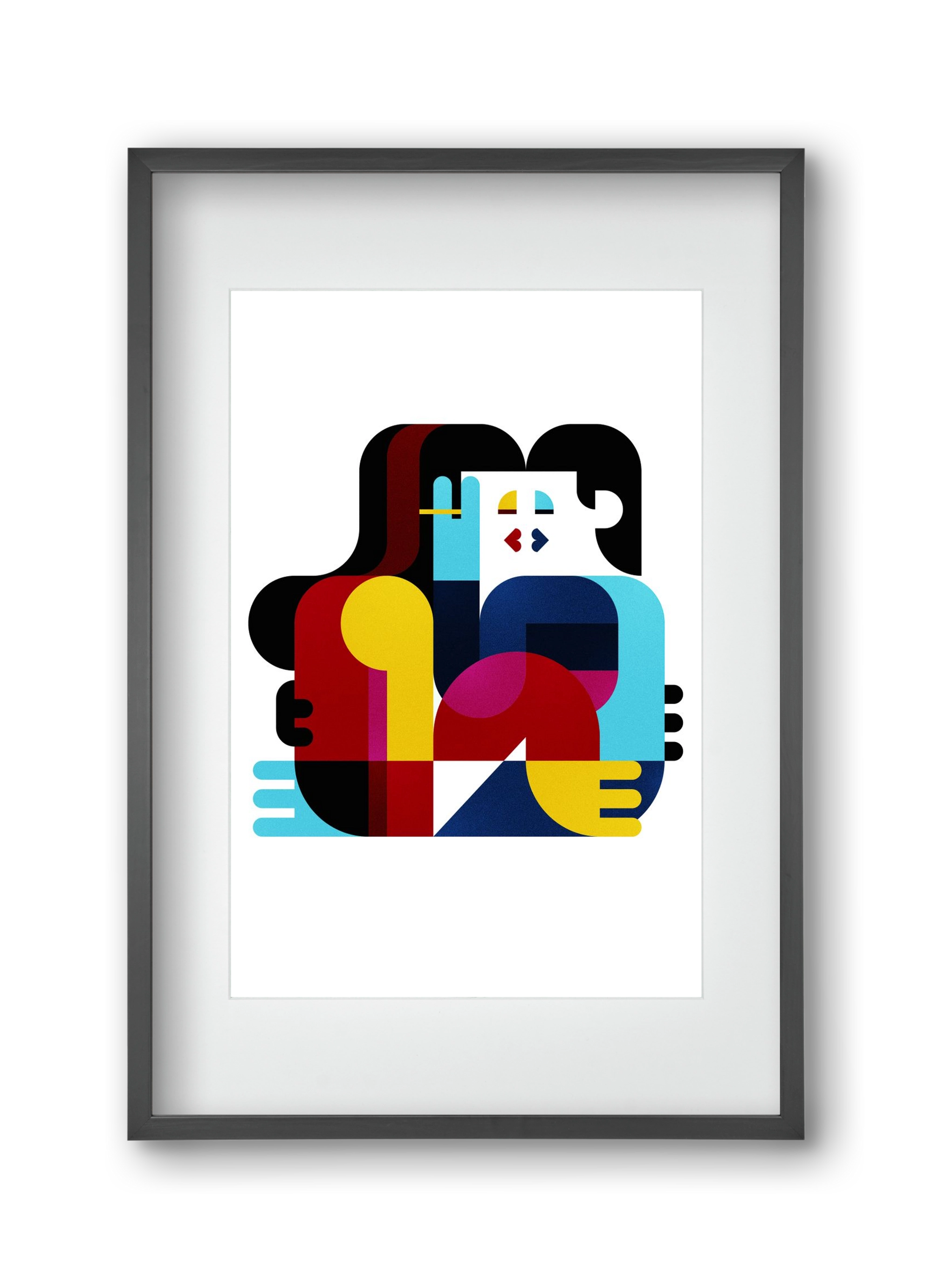 San Francisco, 30x45 cm (20x30 cm), Fekete keret, paszpartuval