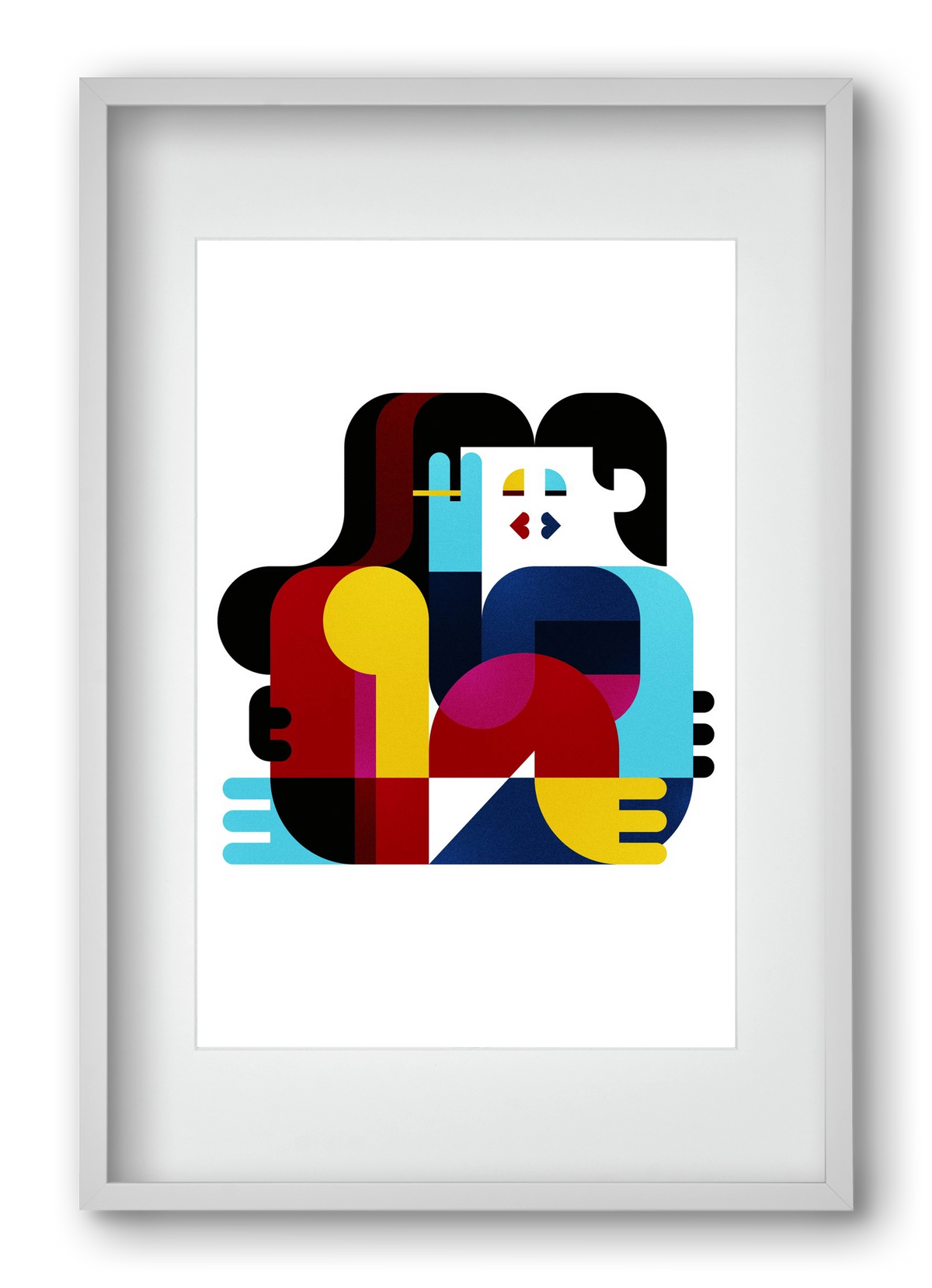 San Francisco, 40x60 cm (30x45 cm), Fehér keret, paszpartuval