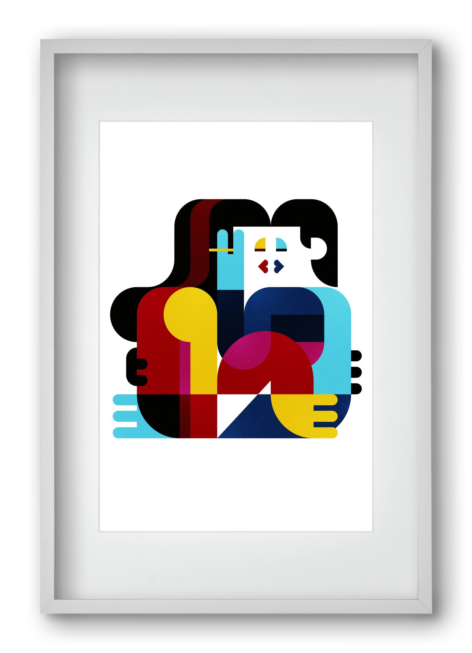 San Francisco, 40x60 cm (30x45 cm), Fehér keret, paszpartuval