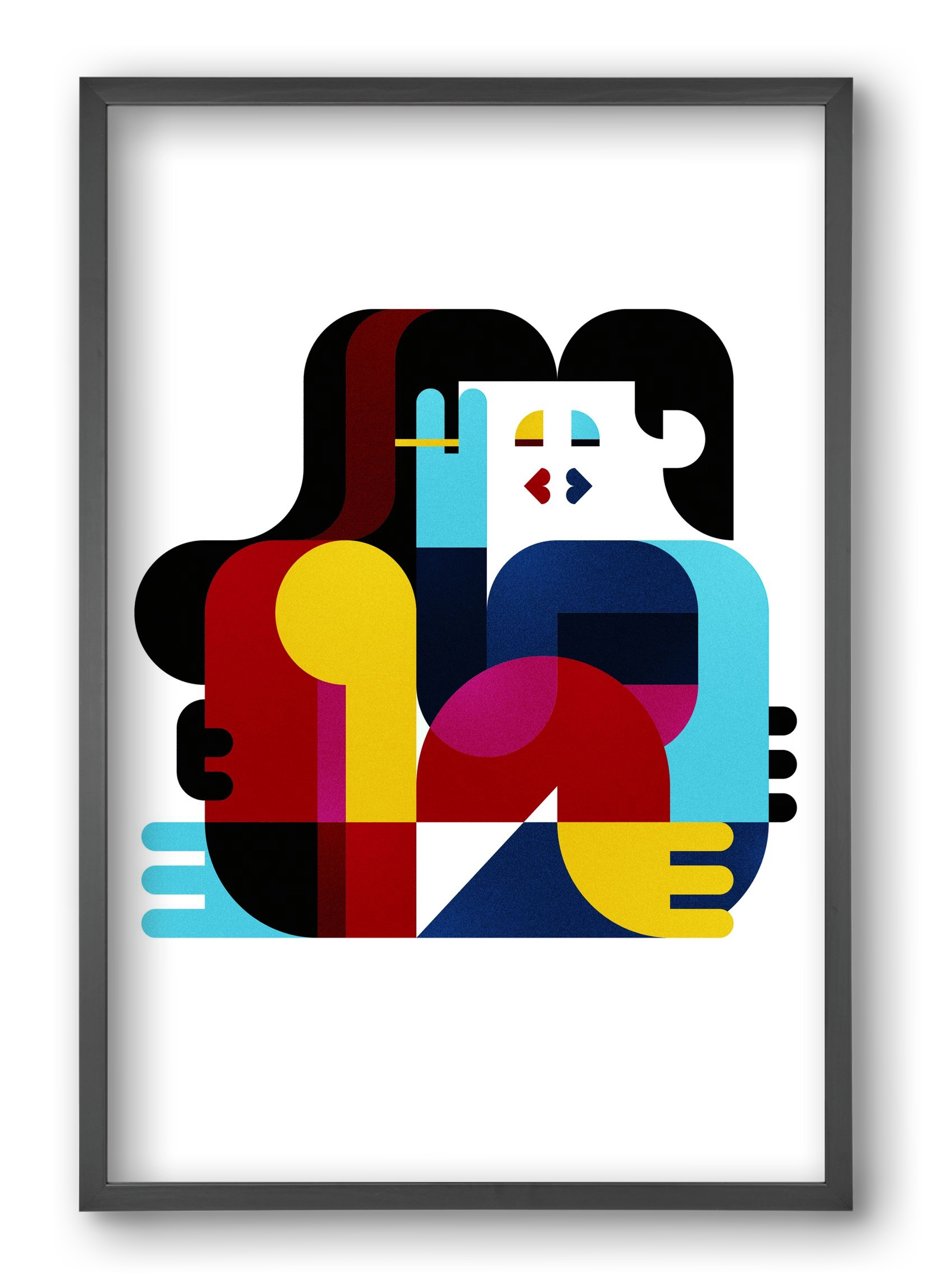 San Francisco, 40x60 cm (40x60 cm), Fekete keret