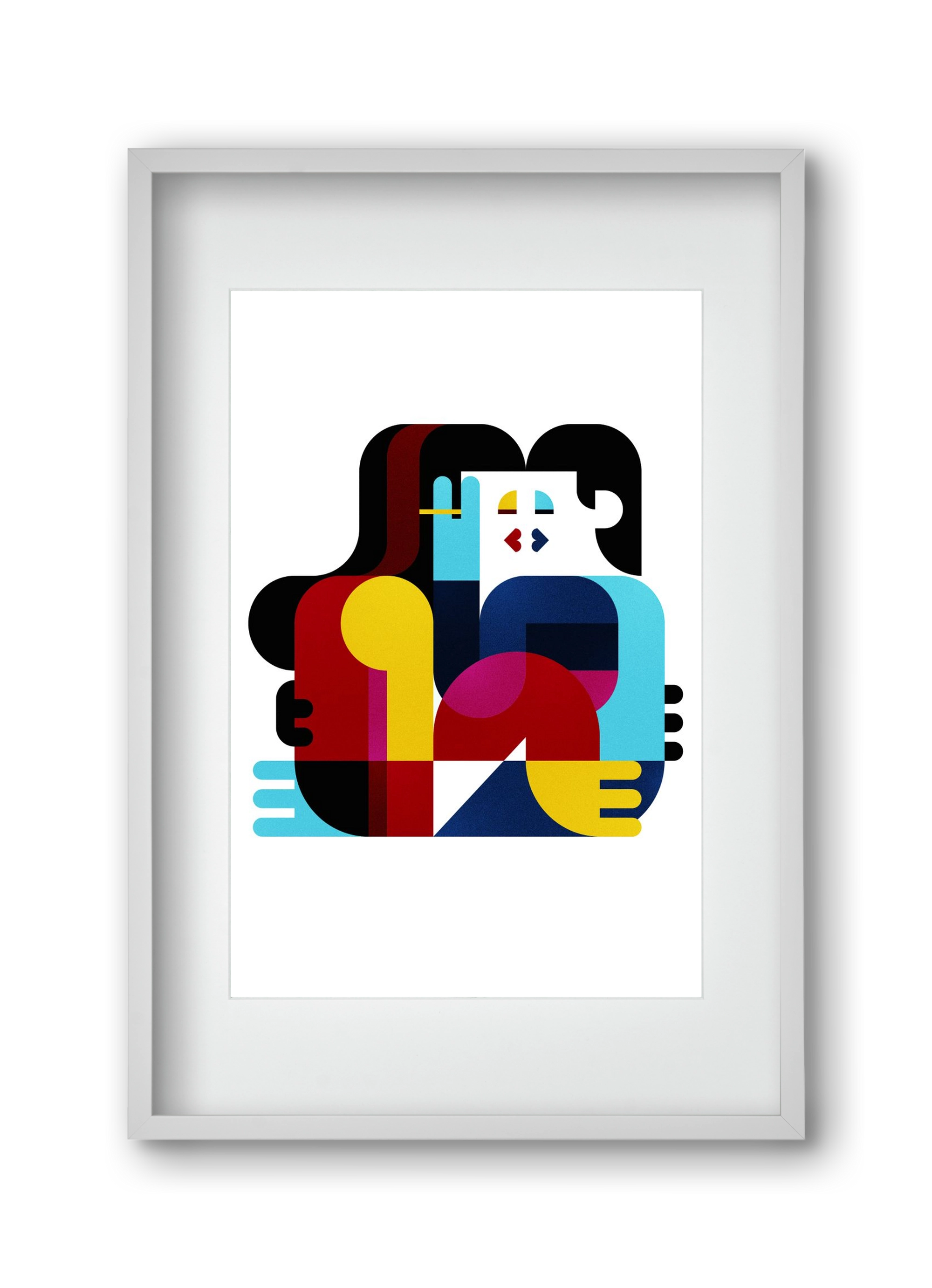 San Francisco, 30x45 cm (20x30 cm), Fehér keret, paszpartuval