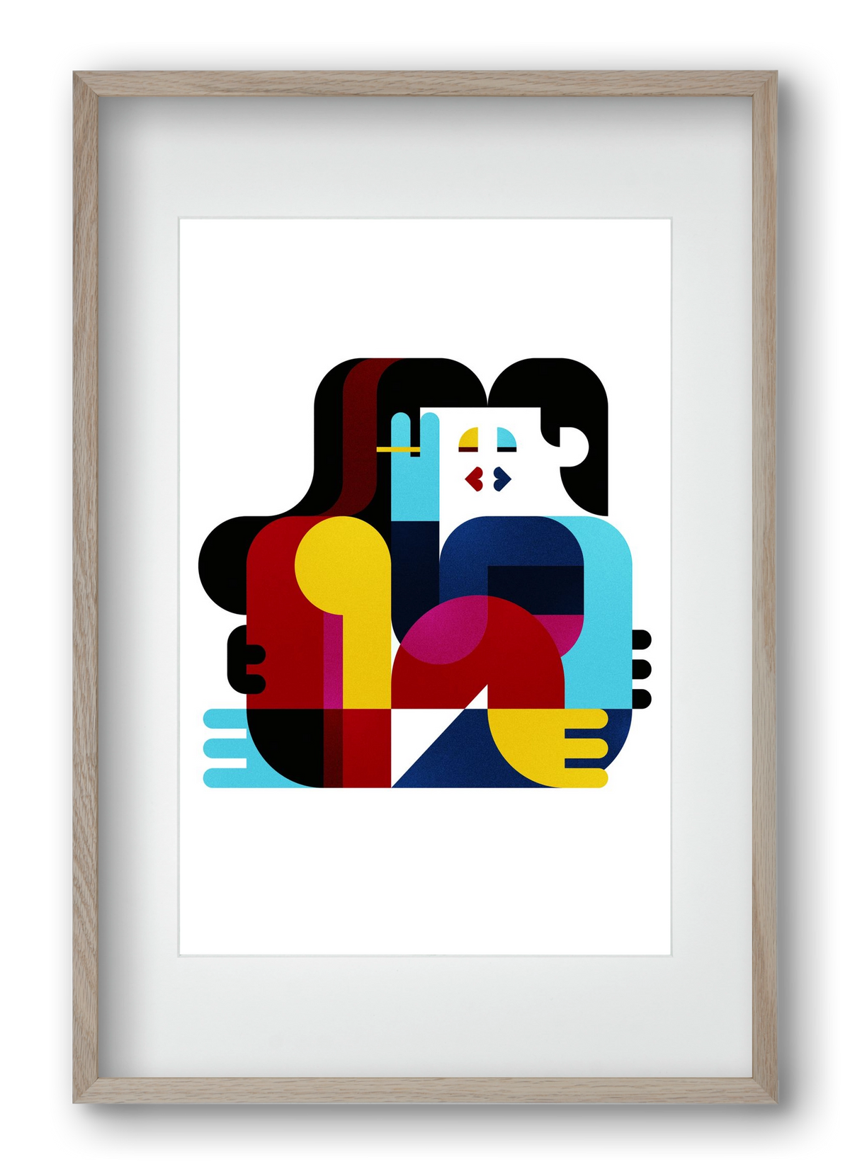 San Francisco, 40x60 cm (30x45 cm), Tölgy keret, paszpartuval