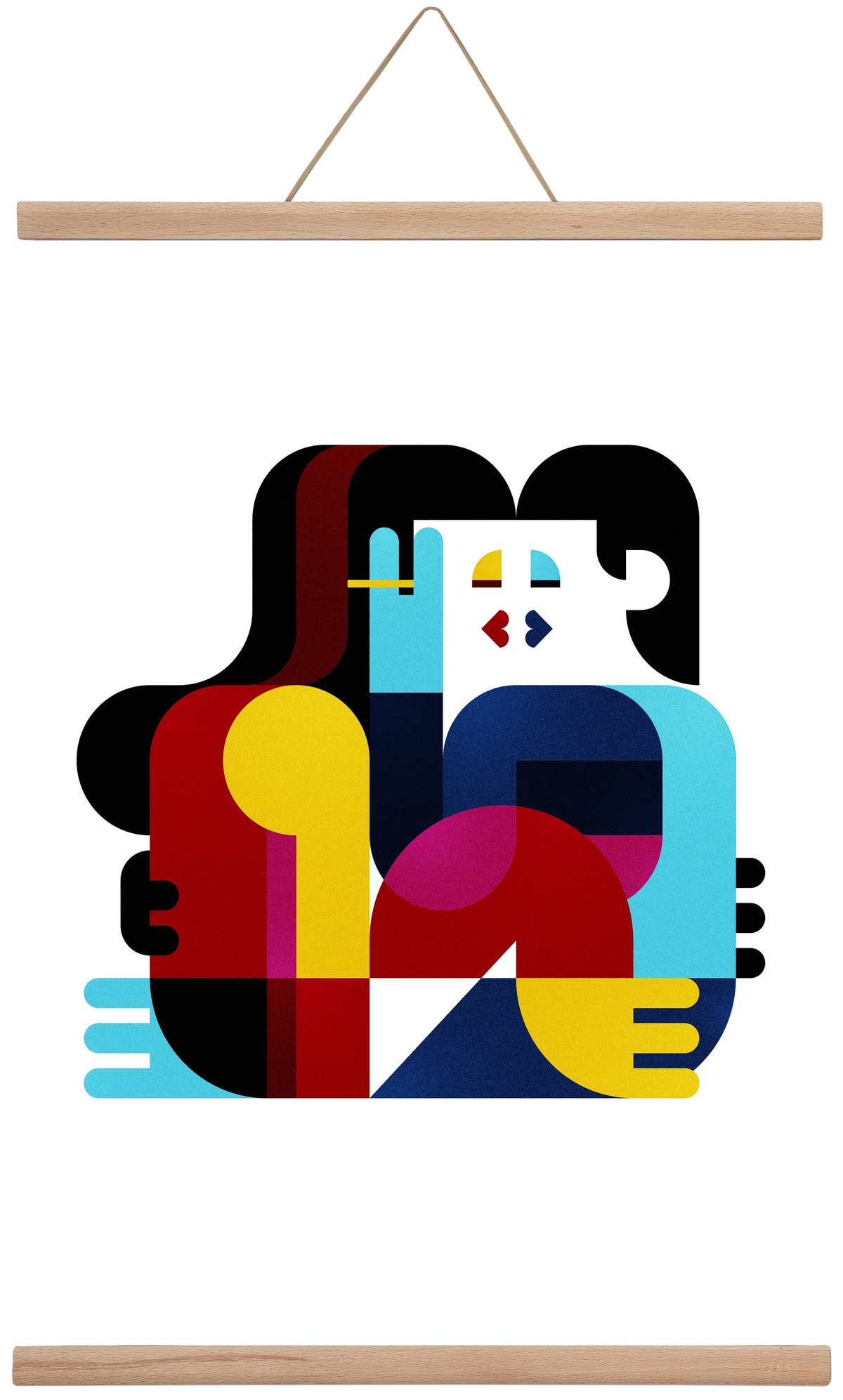 San Francisco, 40x60 cm (40x60 cm), Tölgy akasztó