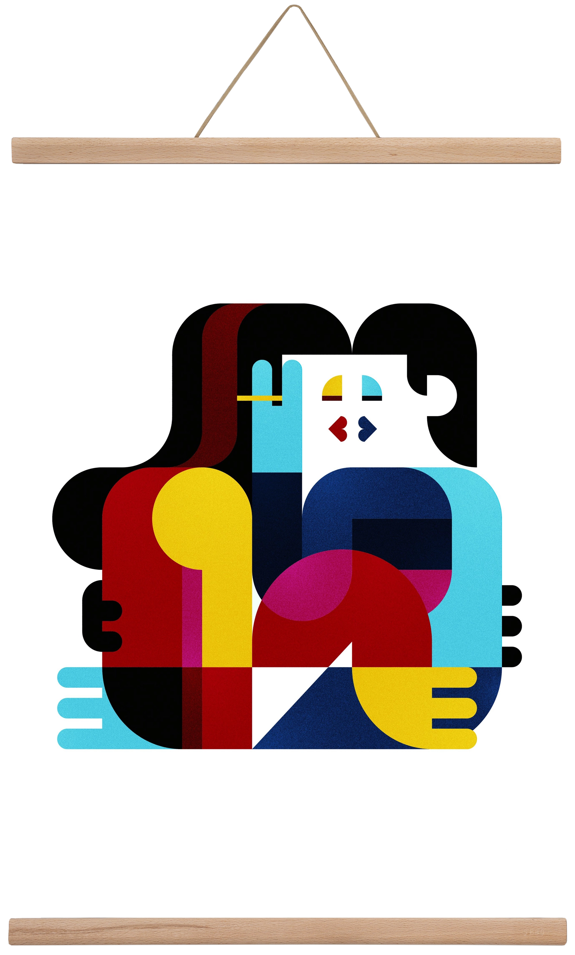 San Francisco, 40x60 cm (40x60 cm), Tölgy akasztó