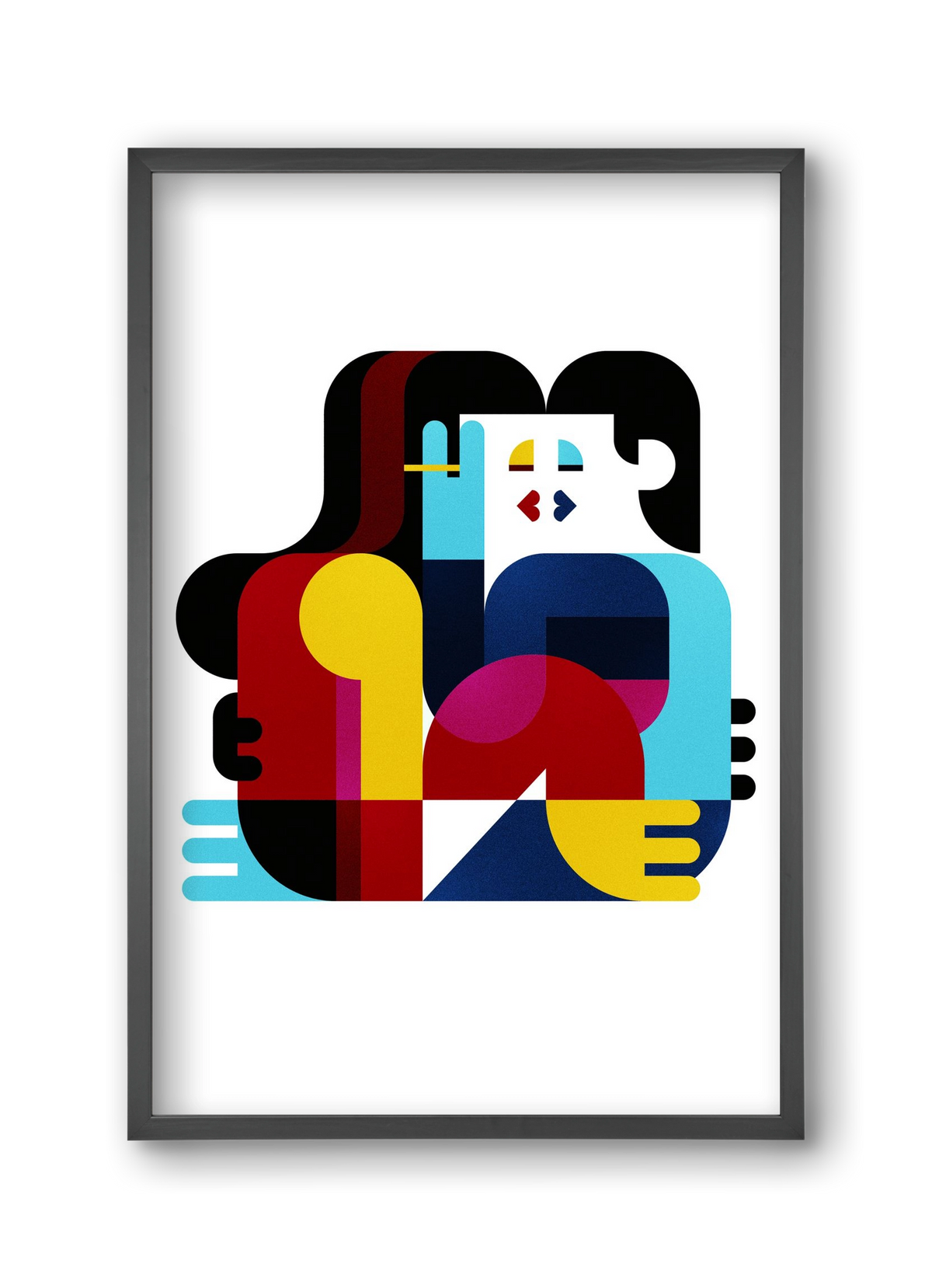 San Francisco, 30x45 cm (30x45 cm), Fekete keret