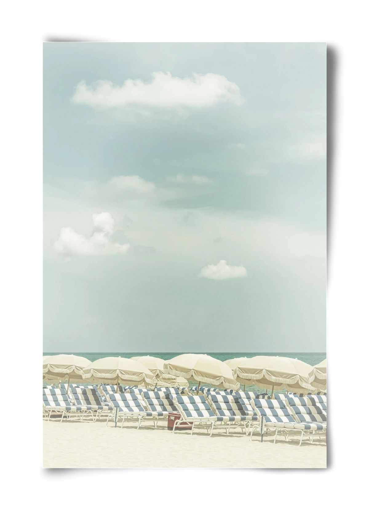 Vintage beach scene , 40x60 cm, Keret nélkül