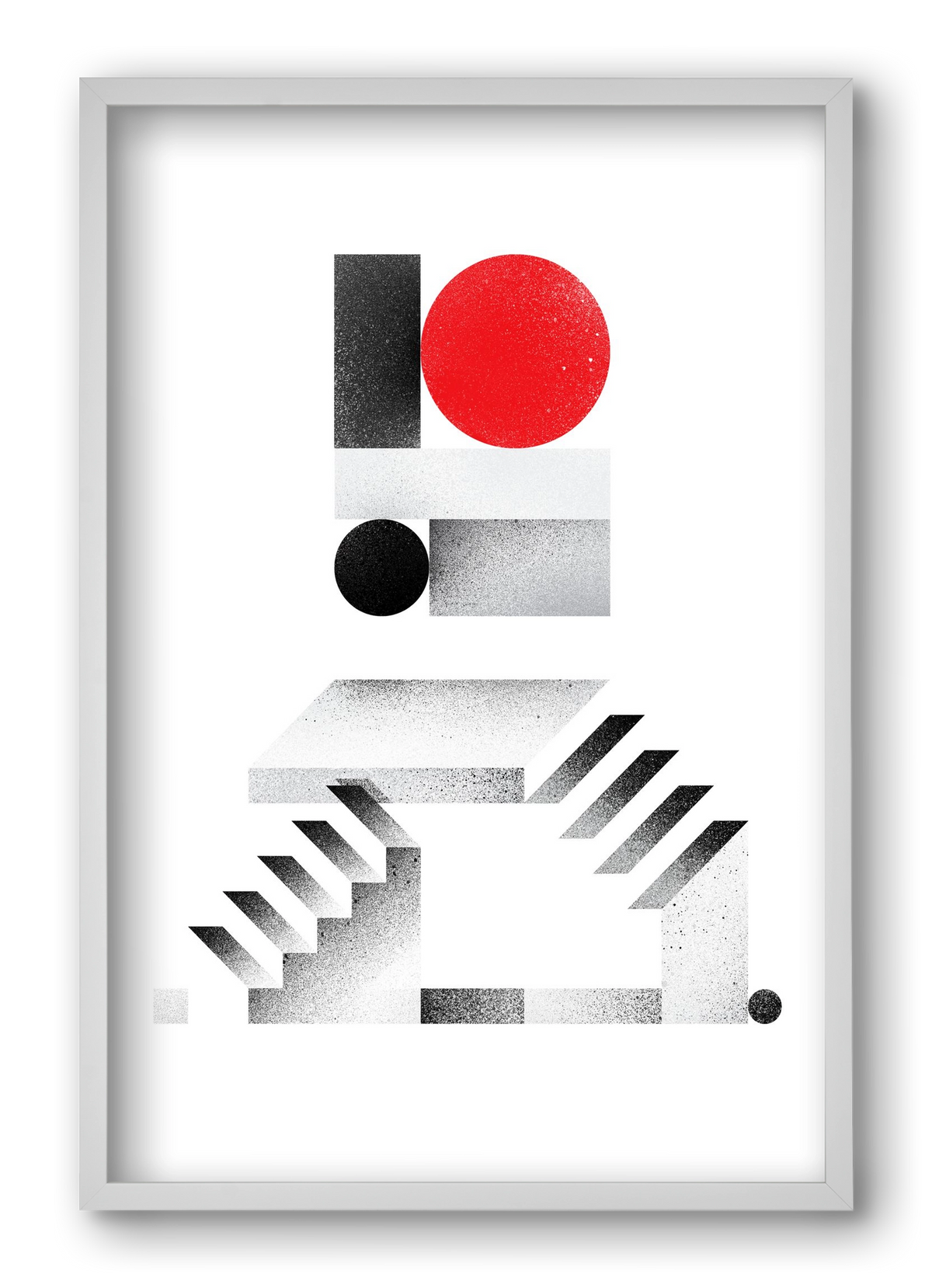 Agora, 40x60 cm (40x60 cm), Fehér keret