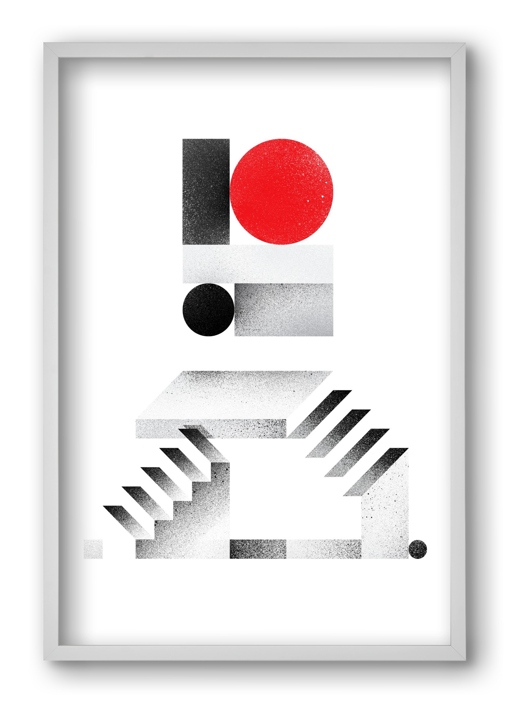 Agora, 40x60 cm (40x60 cm), Fehér keret