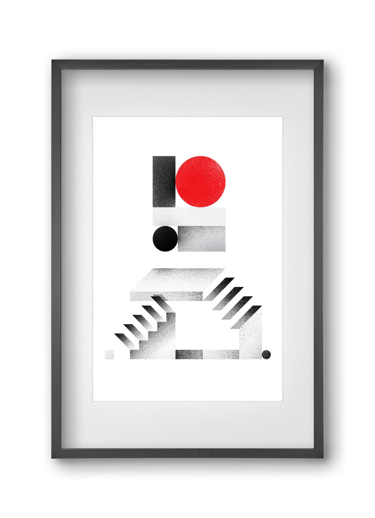 Agora, 30x45 cm (20x30 cm), Fekete keret, paszpartuval