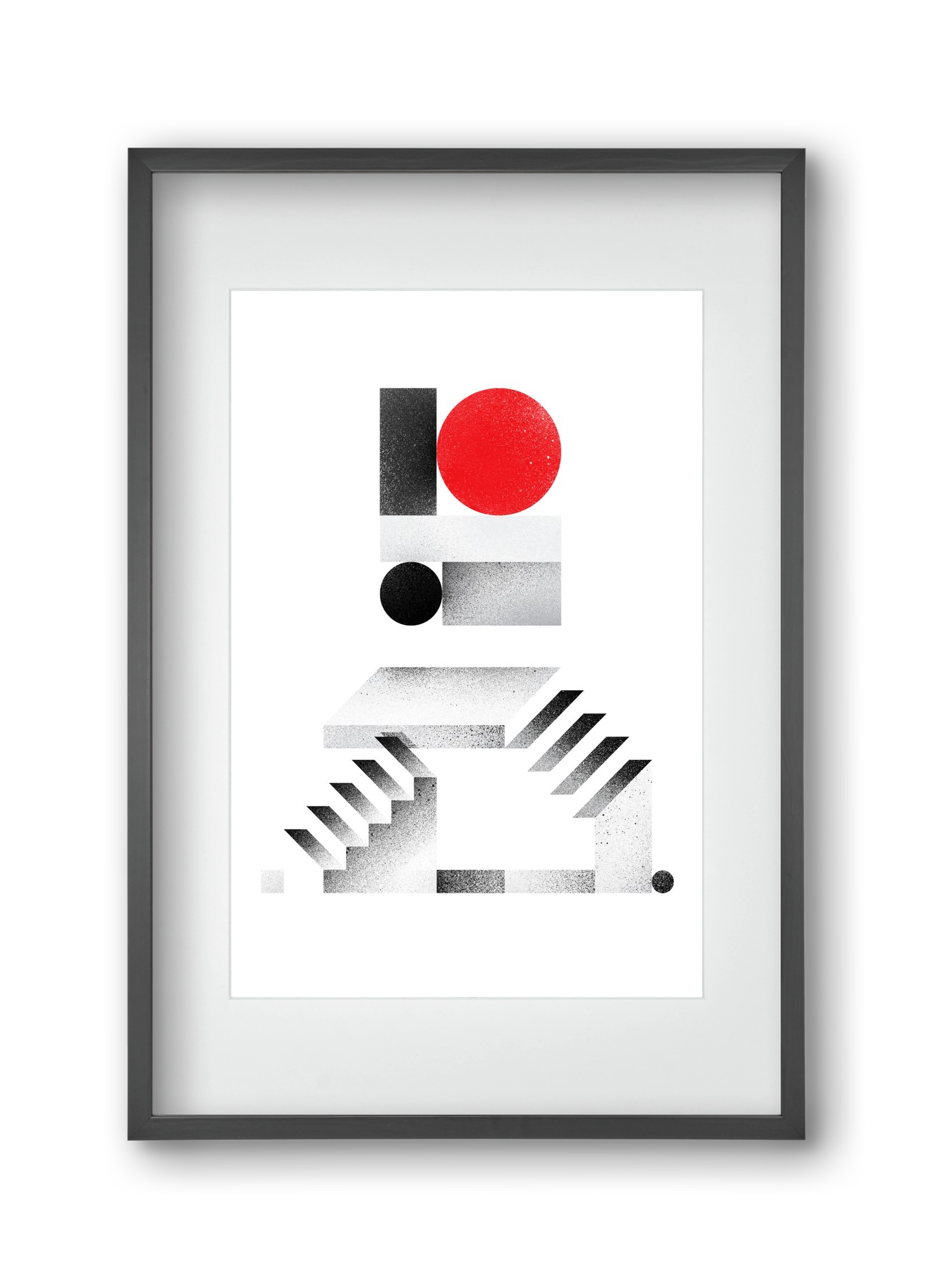 Agora, 30x45 cm (20x30 cm), Fekete keret, paszpartuval