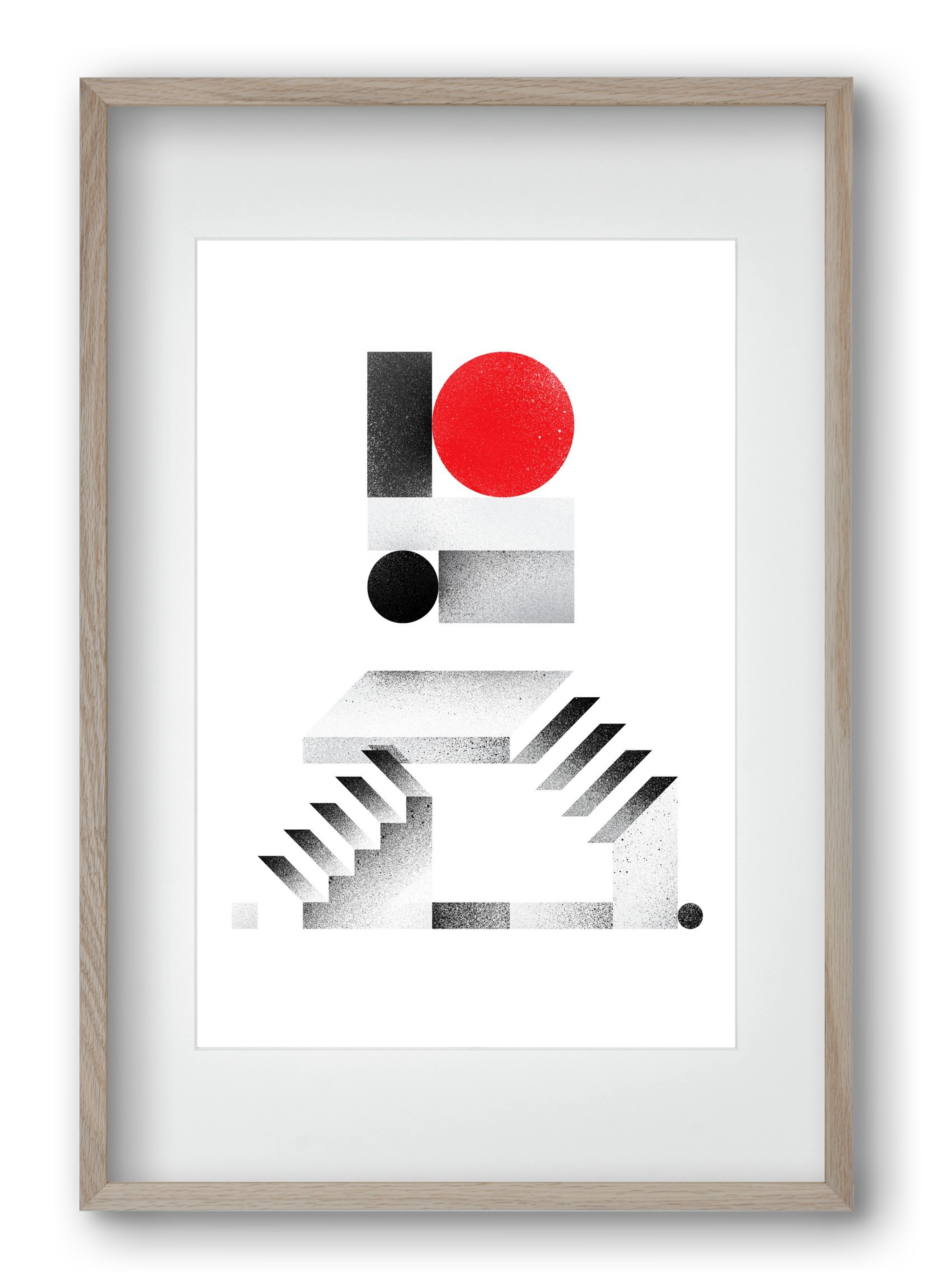 Agora, 40x60 cm (30x45 cm), Tölgy keret, paszpartuval