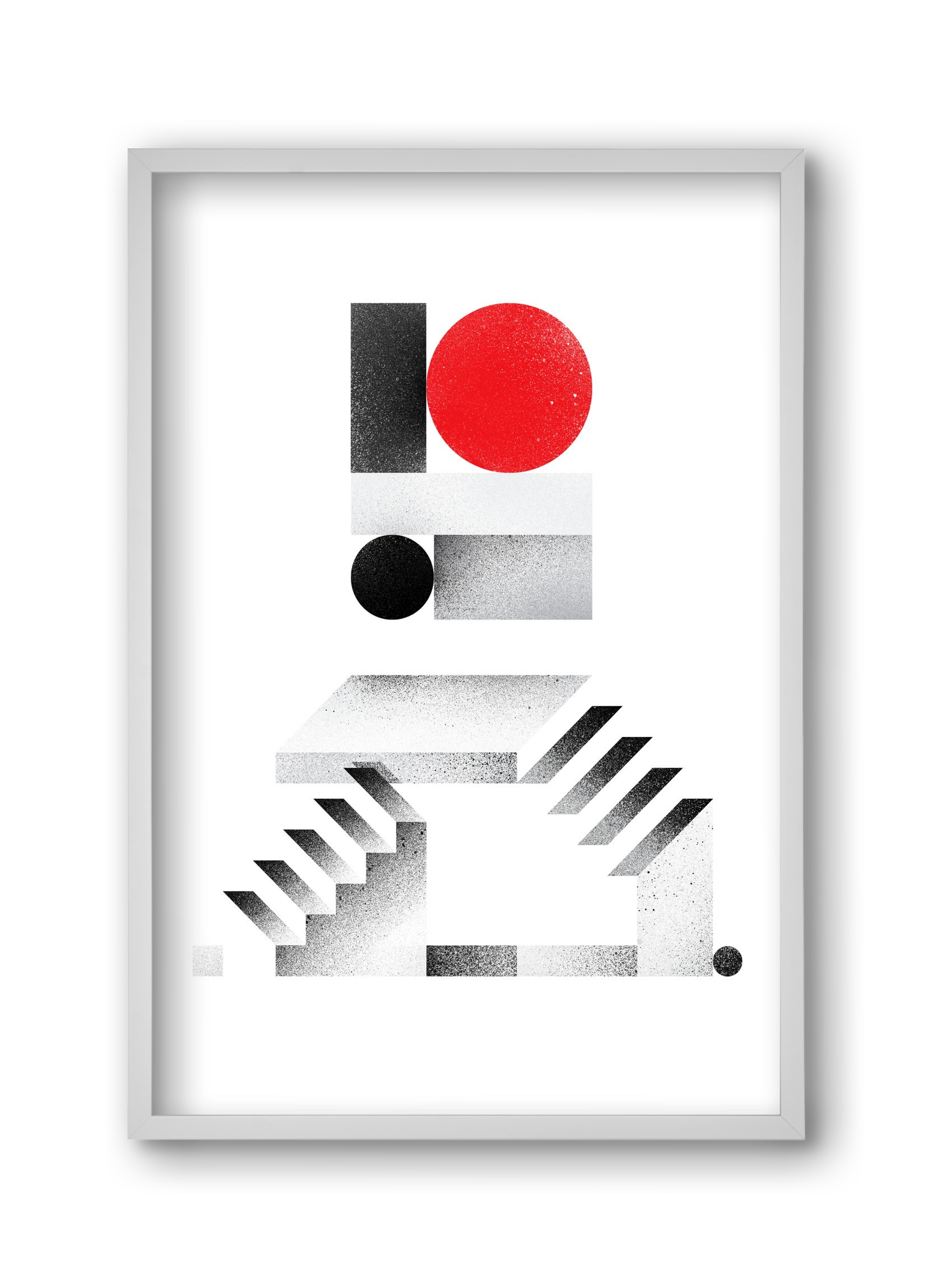 Agora, 30x45 cm (30x45 cm), Fehér keret