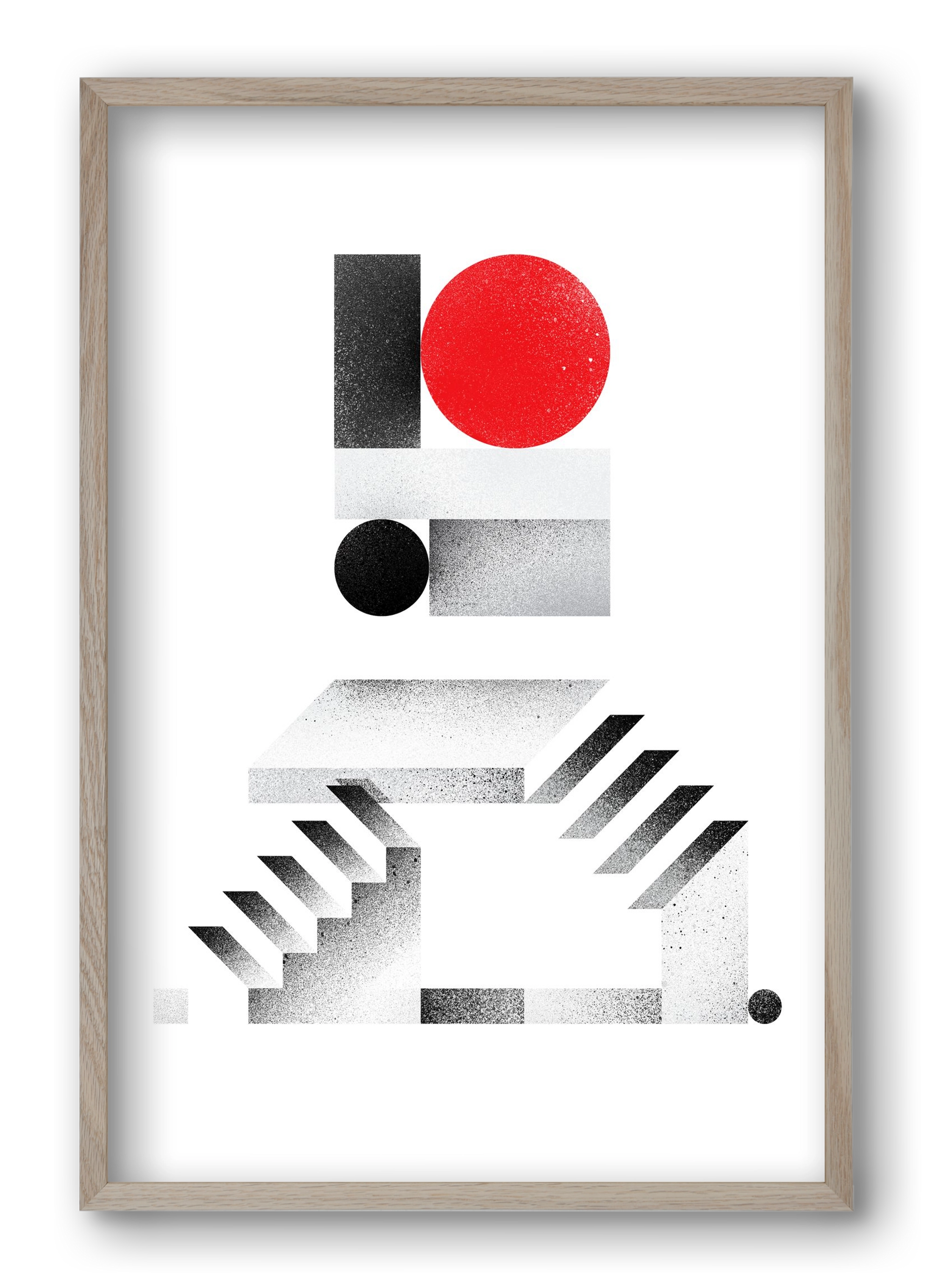 Agora, 40x60 cm (40x60 cm), Tölgy keret