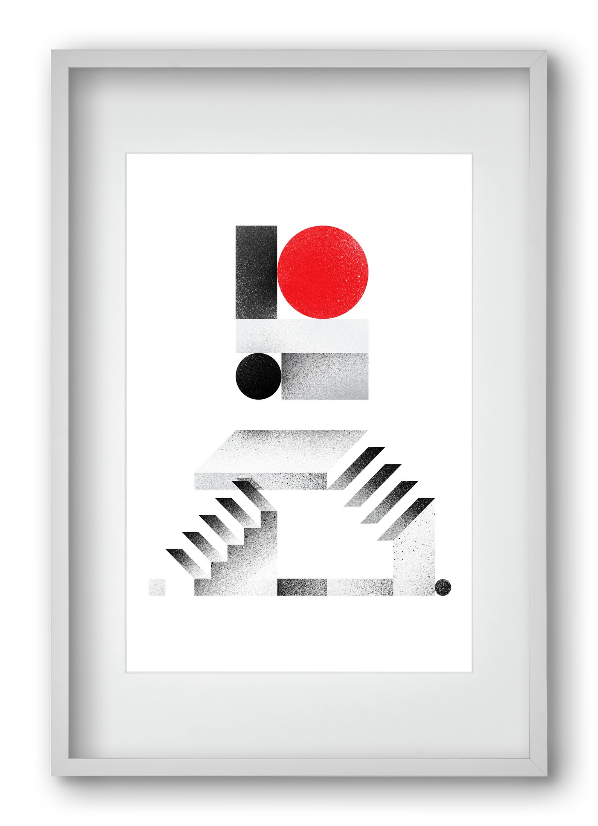 Agora, 40x60 cm (30x45 cm), Fehér keret, paszpartuval