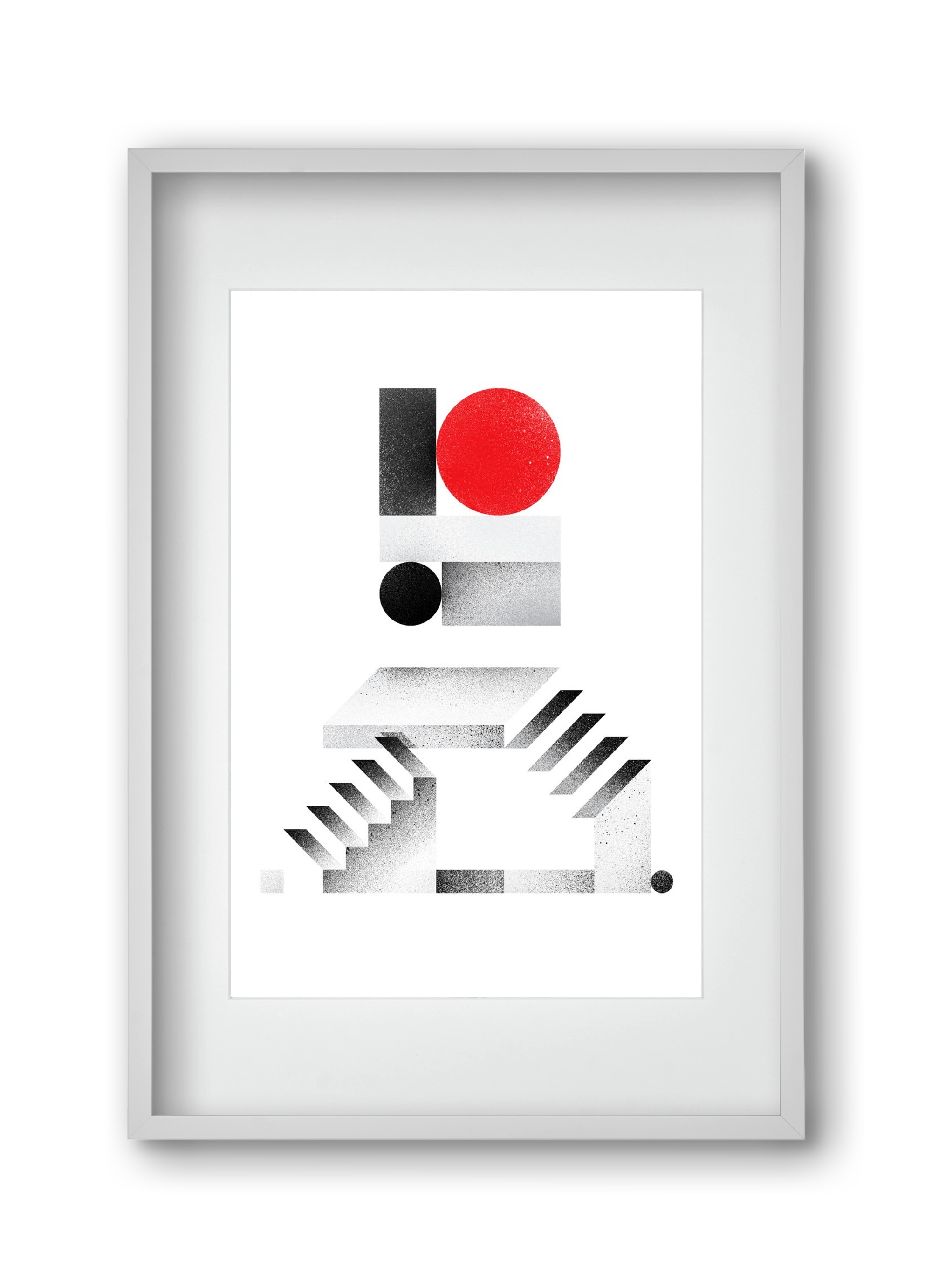 Agora, 30x45 cm (20x30 cm), Fehér keret, paszpartuval