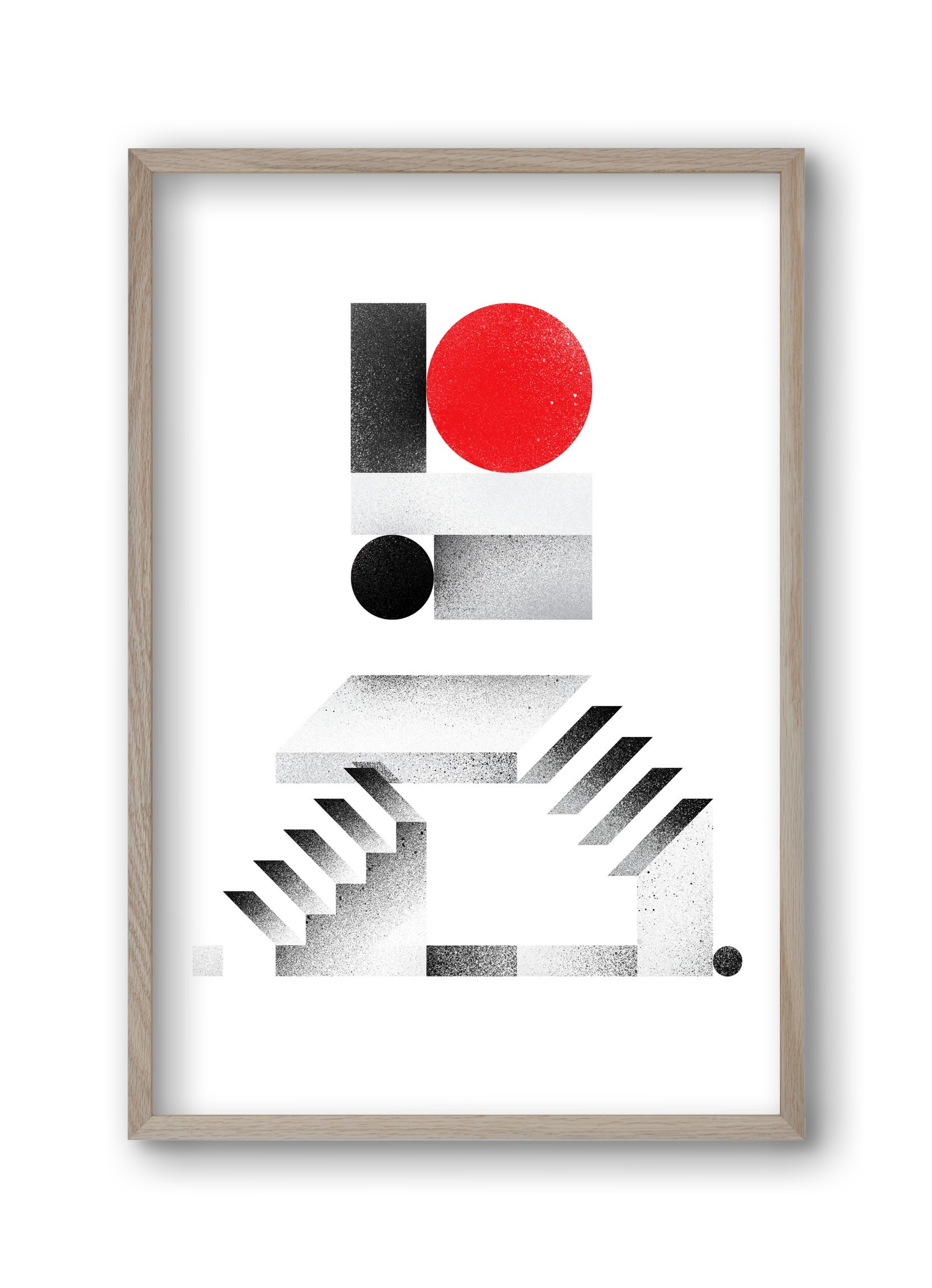 Agora, 30x45 cm (30x45 cm), Tölgy keret