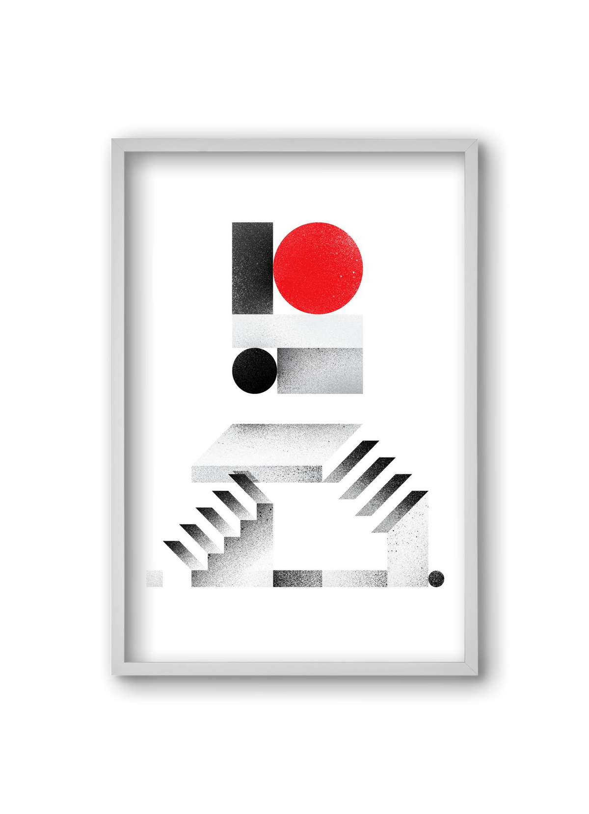 Agora, 20x30 cm (20x30 cm), Fehér keret