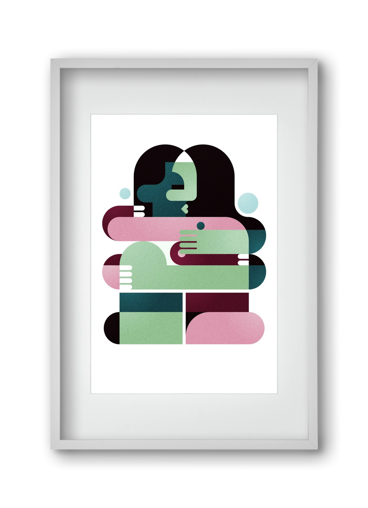 Paris, 30x45 cm (20x30 cm), Fehér keret, paszpartuval