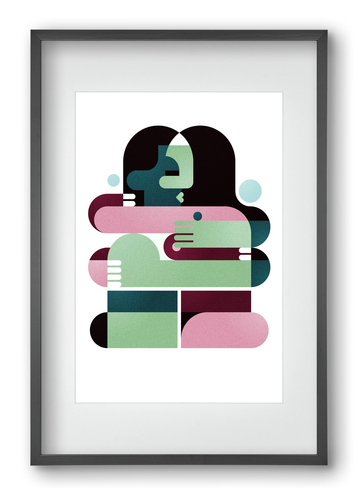 Paris, 40x60 cm (30x45 cm), Fekete keret, paszpartuval