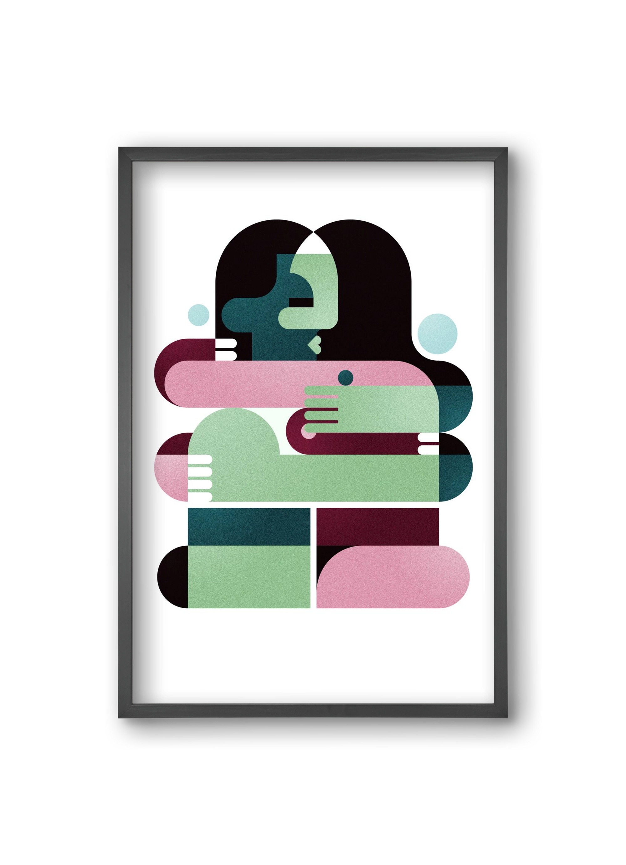 Paris, 20x30 cm (20x30 cm), Fekete keret