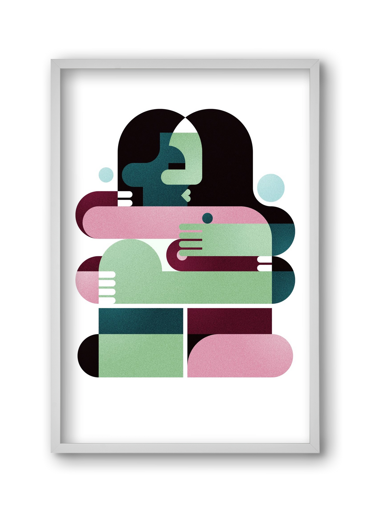 Paris, 30x45 cm (30x45 cm), Fehér keret