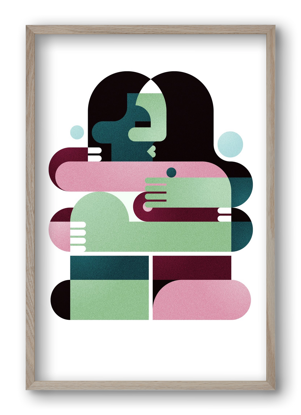 Paris, 40x60 cm (40x60 cm), Tölgy keret