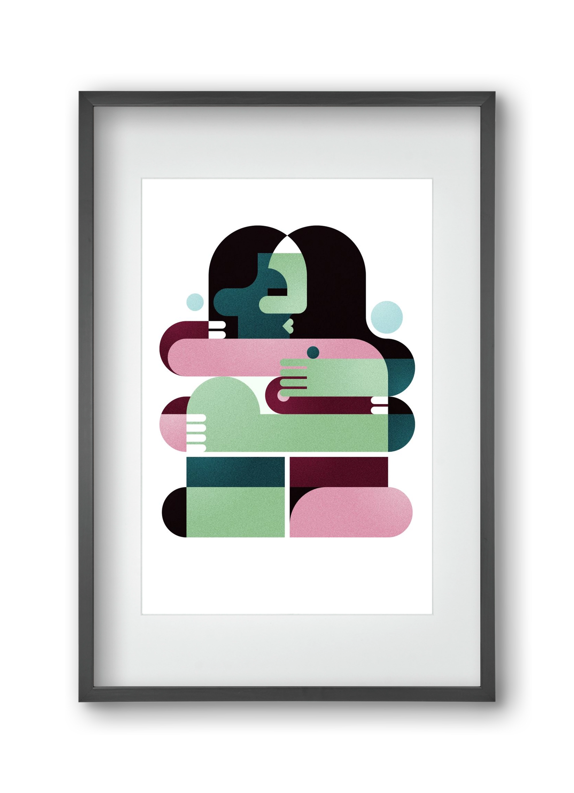 Paris, 30x45 cm (20x30 cm), Fekete keret, paszpartuval