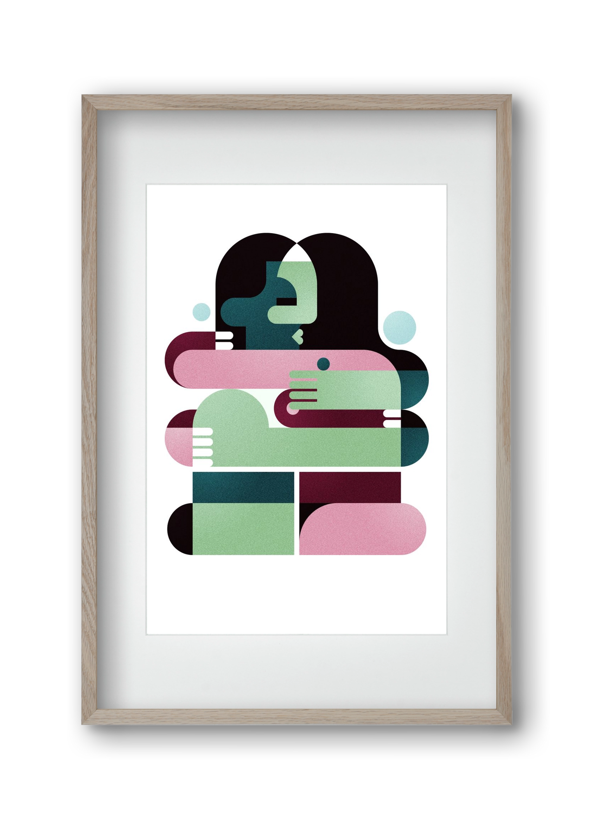 Paris, 30x45 cm (20x30 cm), Tölgy keret, paszpartuval