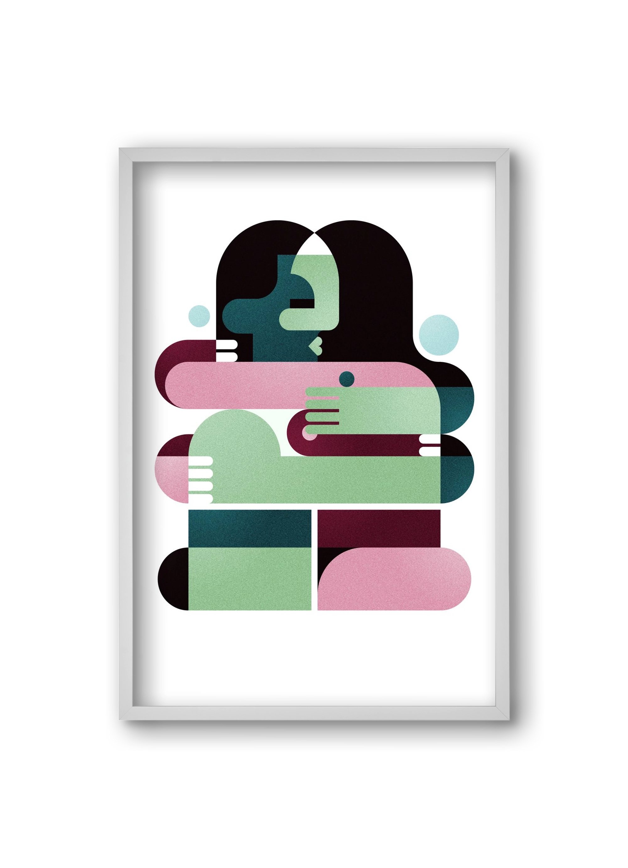 Paris, 20x30 cm (20x30 cm), Fehér keret