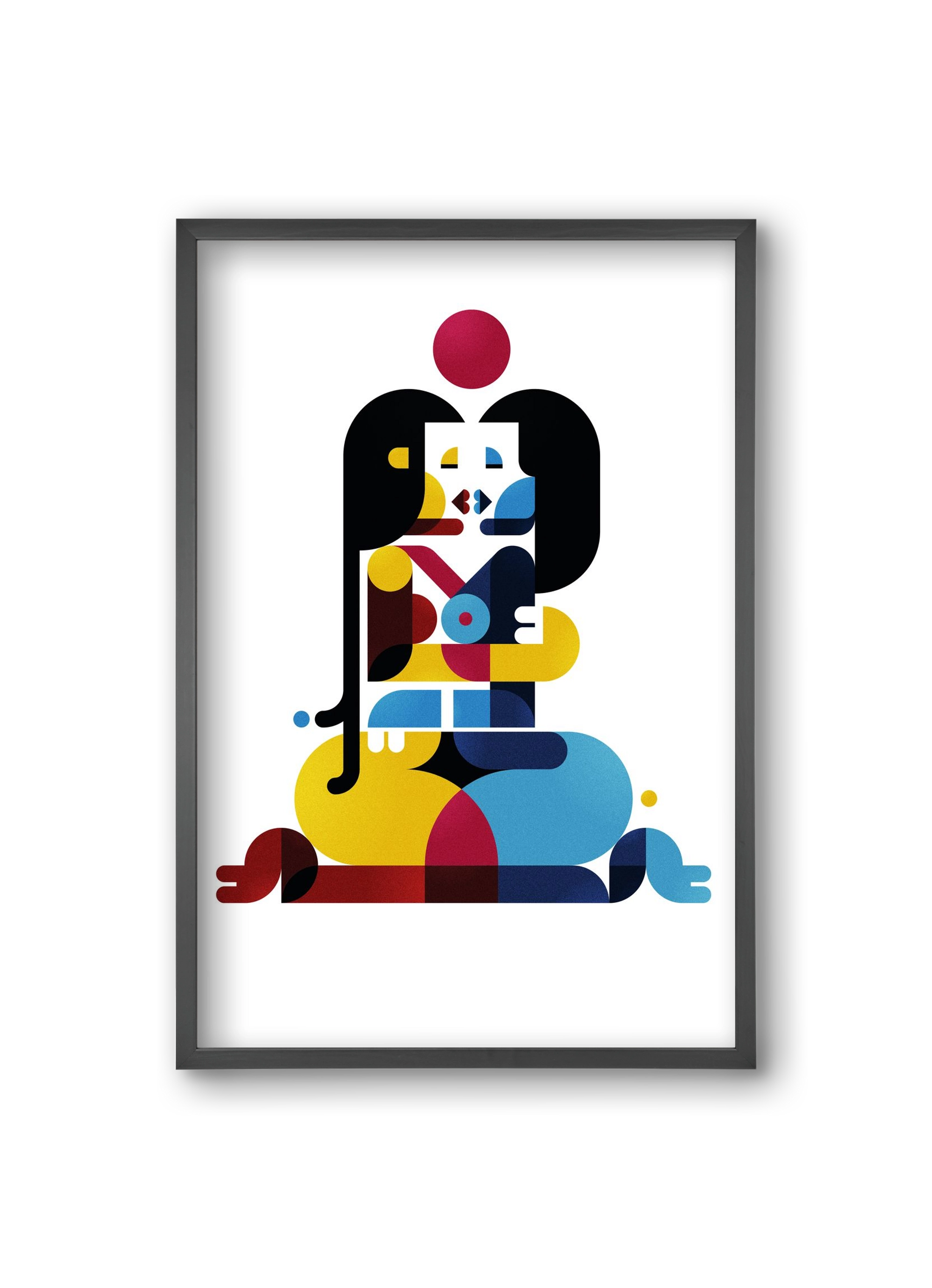 Berlin, 20x30 cm (20x30 cm), Fekete keret