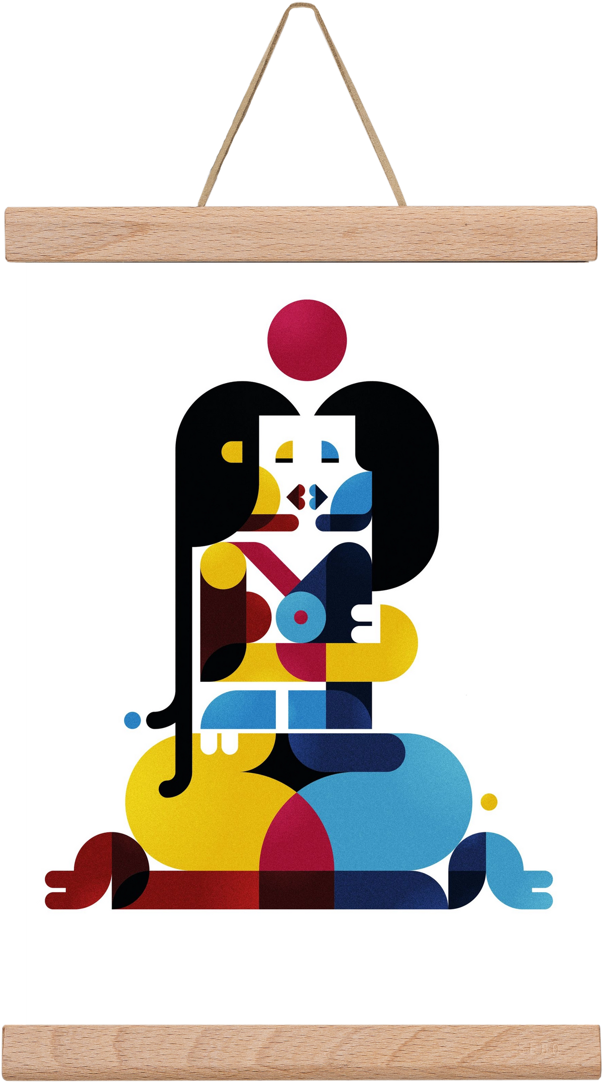 Berlin, 20x30 cm (20x30 cm), Tölgy akasztó