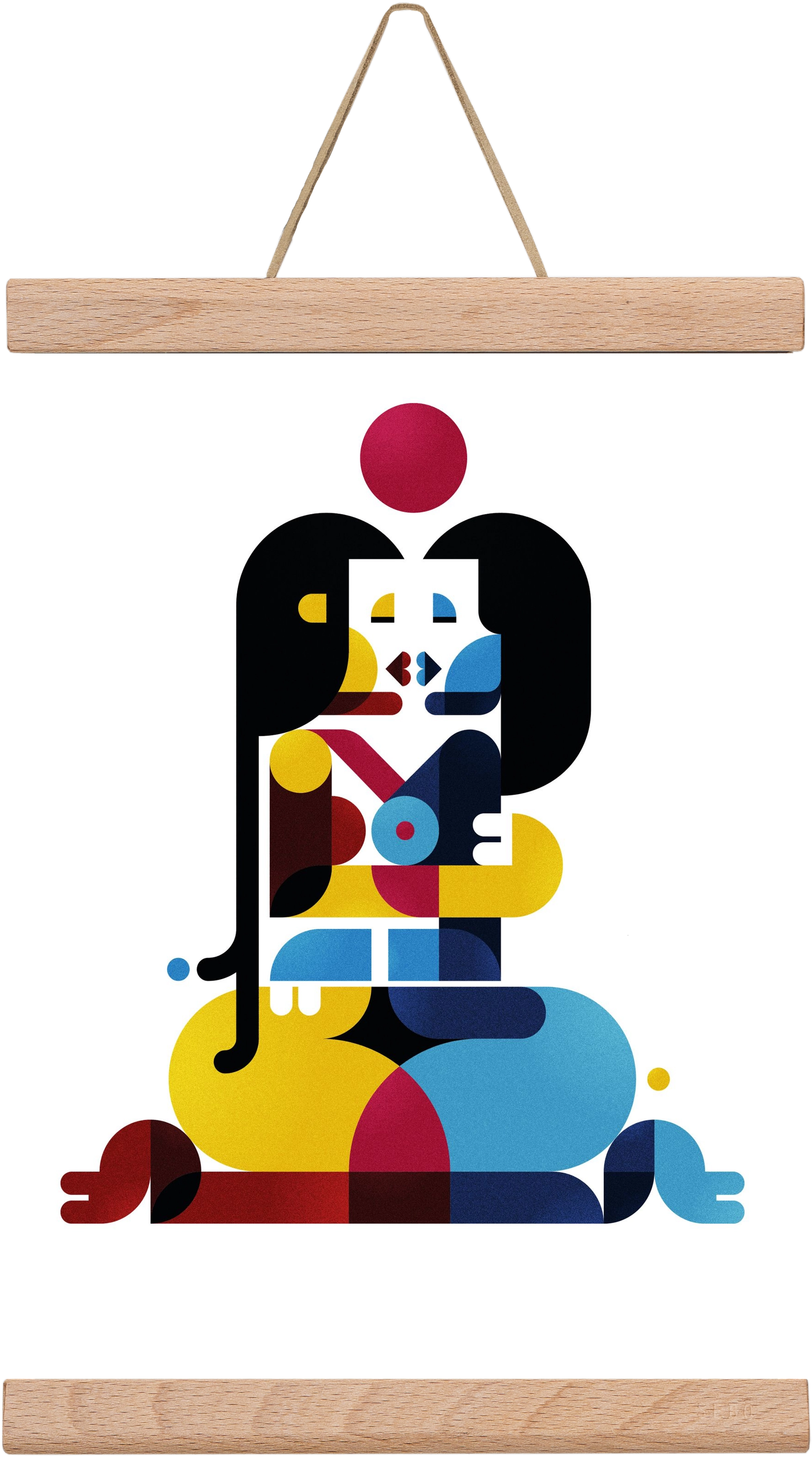 Berlin, 20x30 cm (20x30 cm), Tölgy akasztó