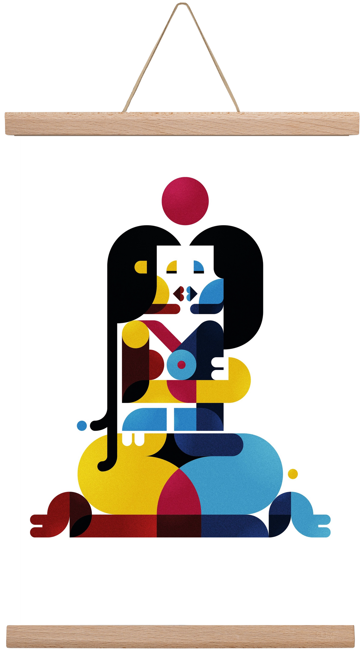 Berlin, 30x45 cm (30x45 cm), Tölgy akasztó