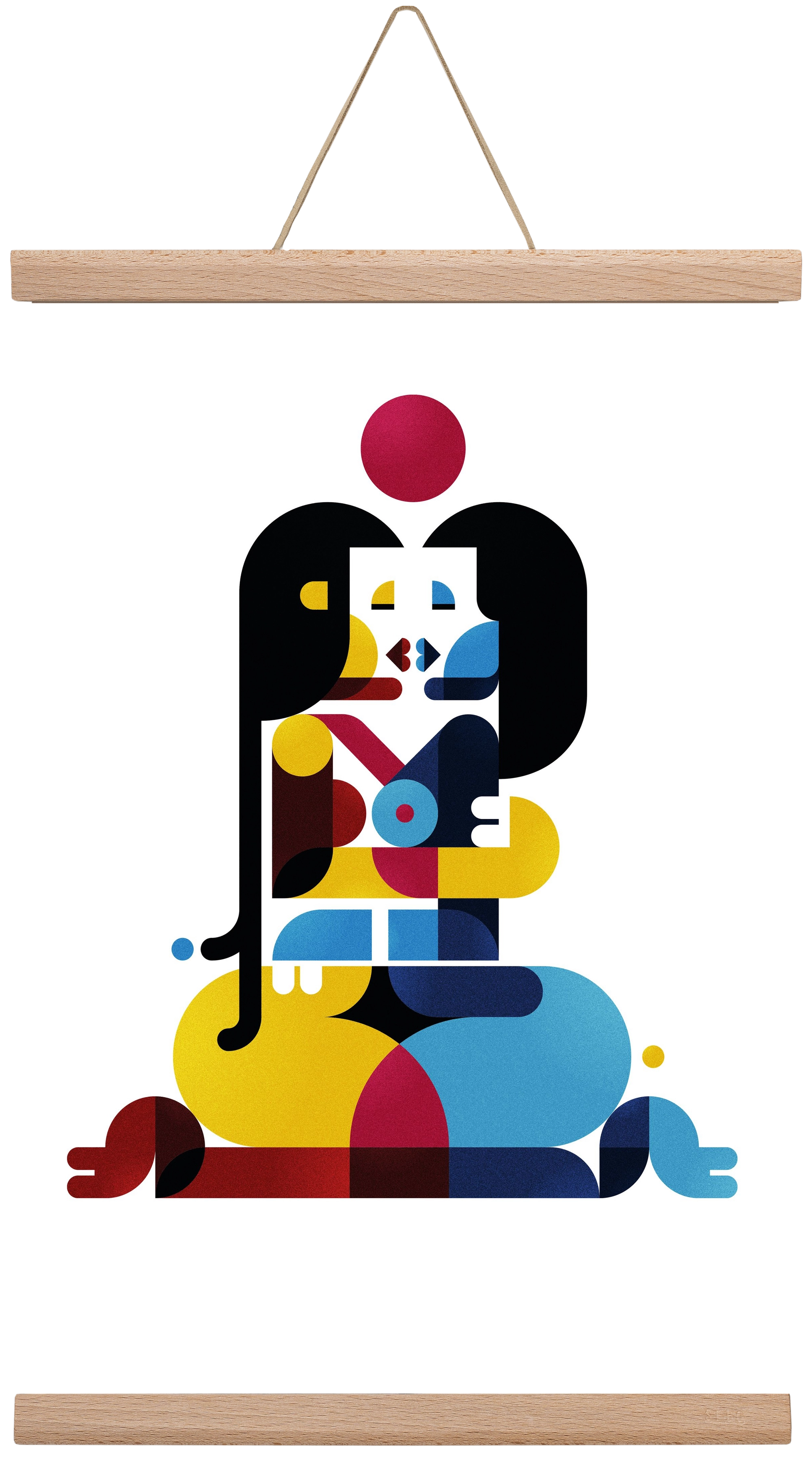 Berlin, 30x45 cm (30x45 cm), Tölgy akasztó