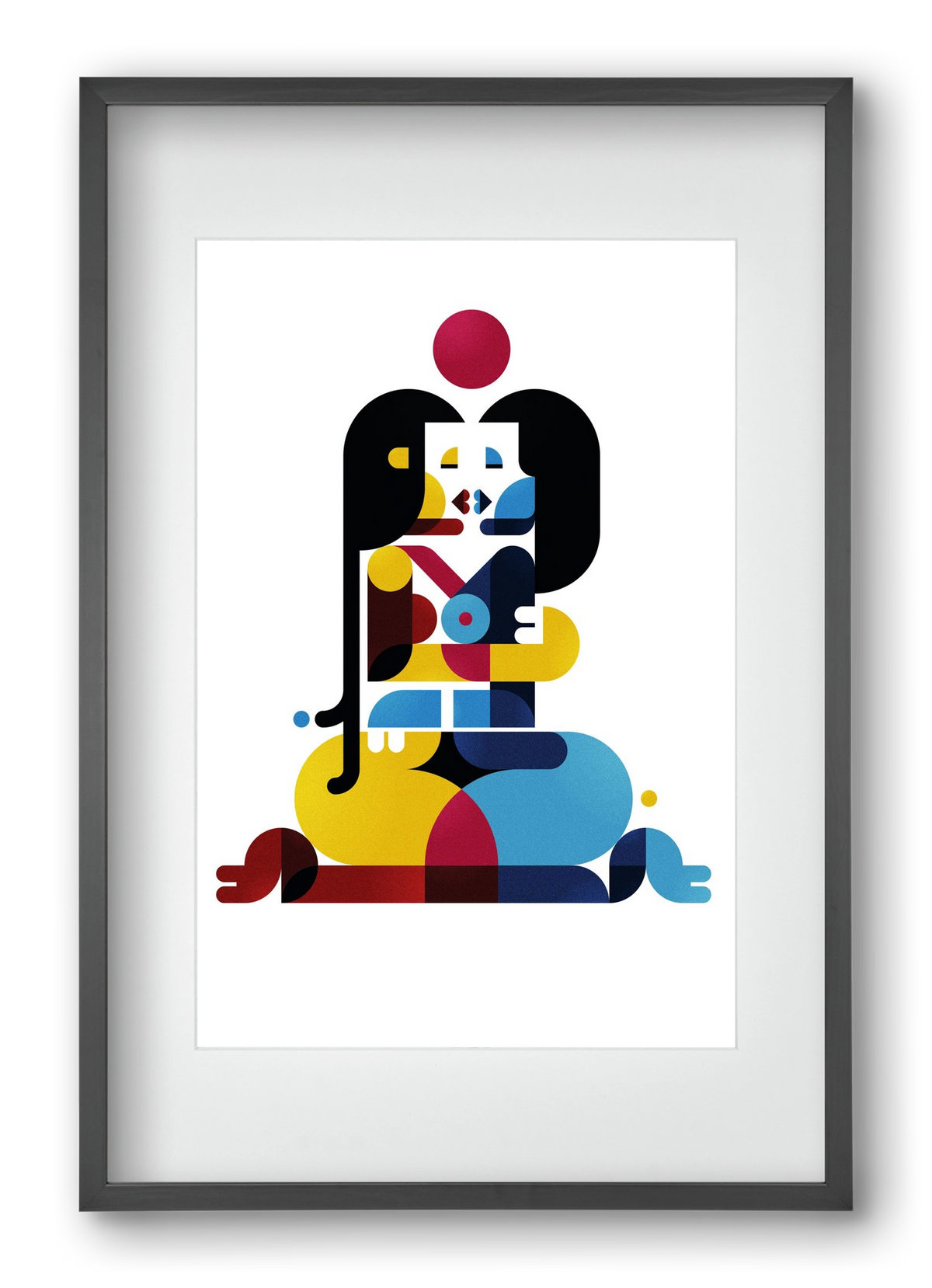 Berlin, 40x60 cm (30x45 cm), Fekete keret, paszpartuval