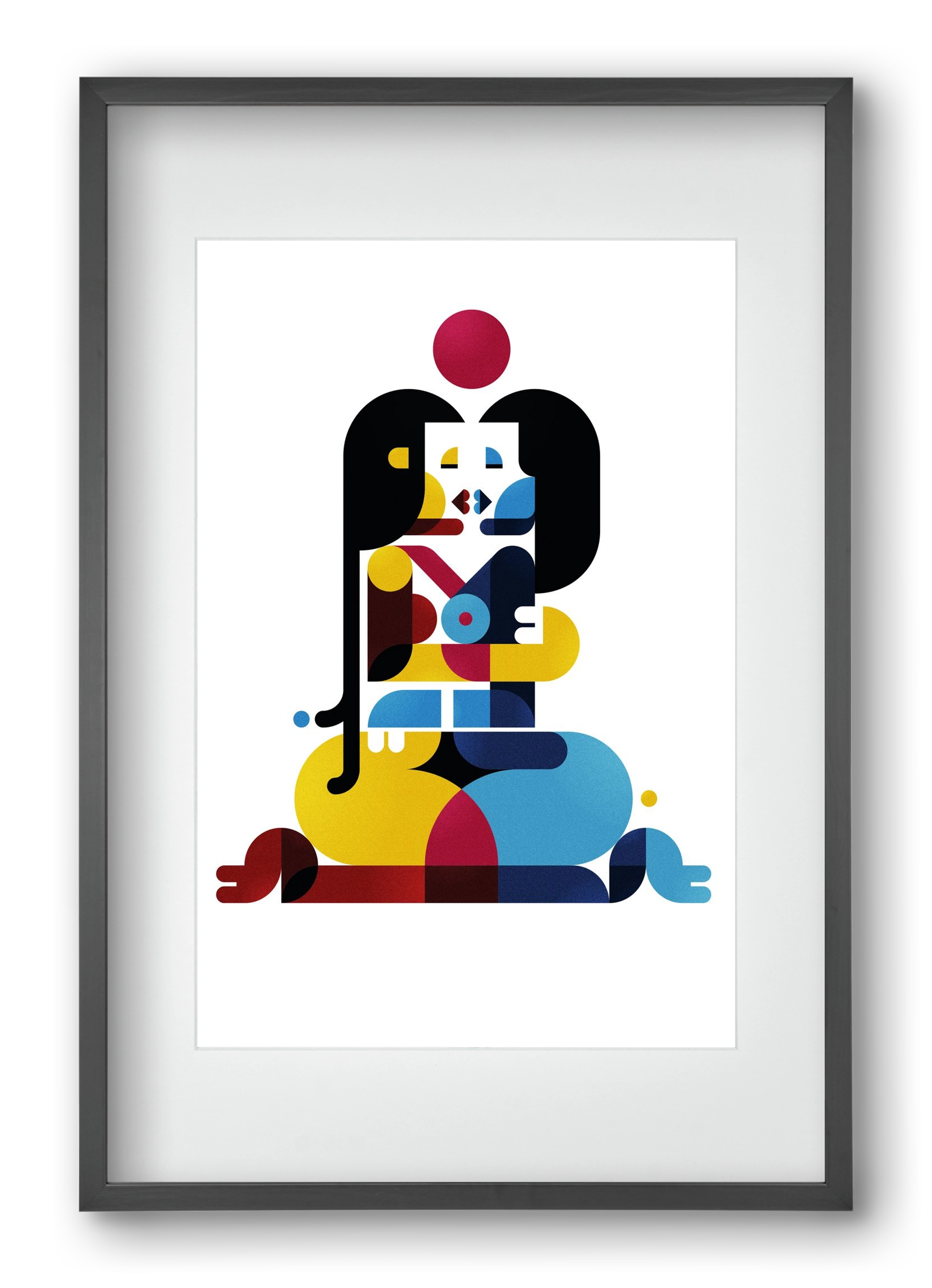 Berlin, 40x60 cm (30x45 cm), Fekete keret, paszpartuval