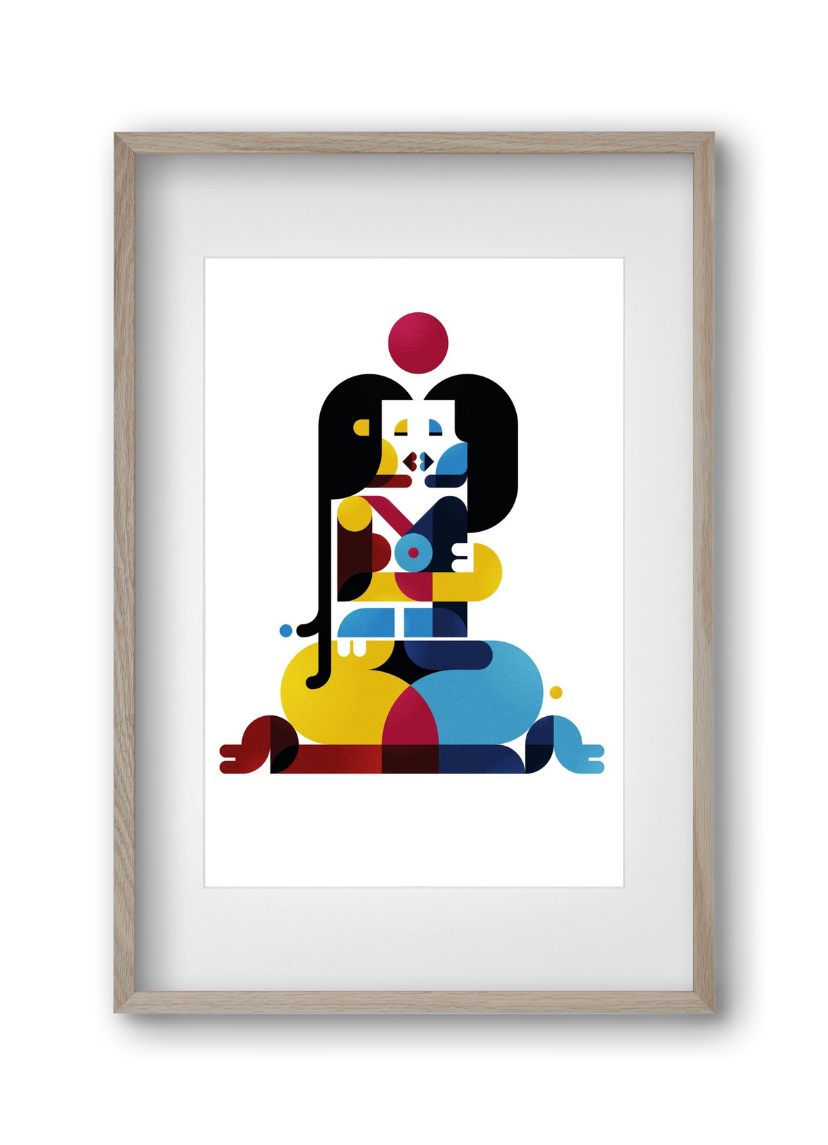 Berlin, 30x45 cm (20x30 cm), Tölgy keret, paszpartuval