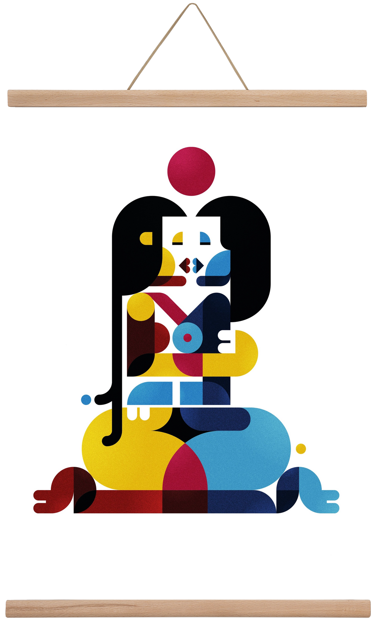 Berlin, 40x60 cm (40x60 cm), Tölgy akasztó