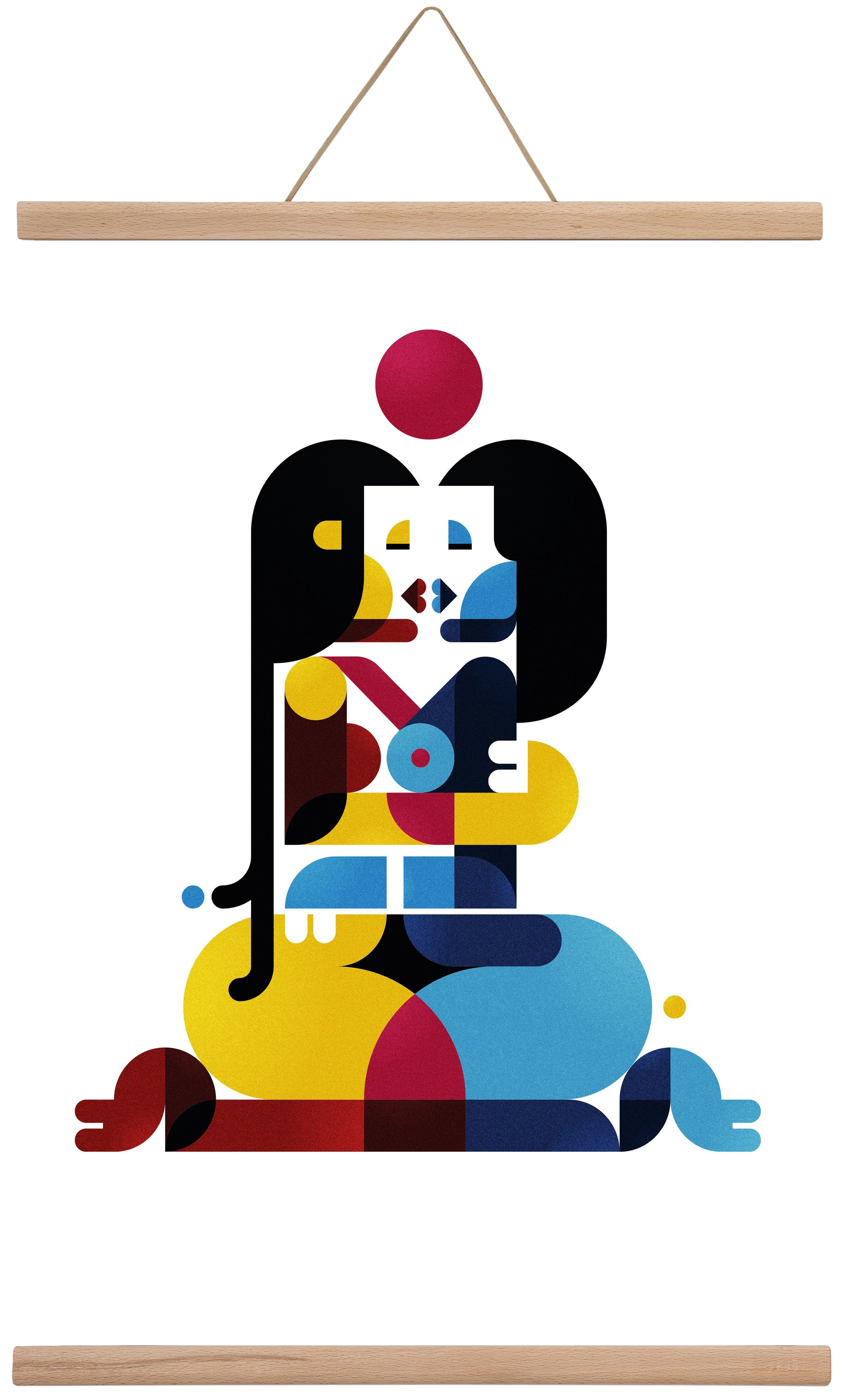 Berlin, 40x60 cm (40x60 cm), Tölgy akasztó