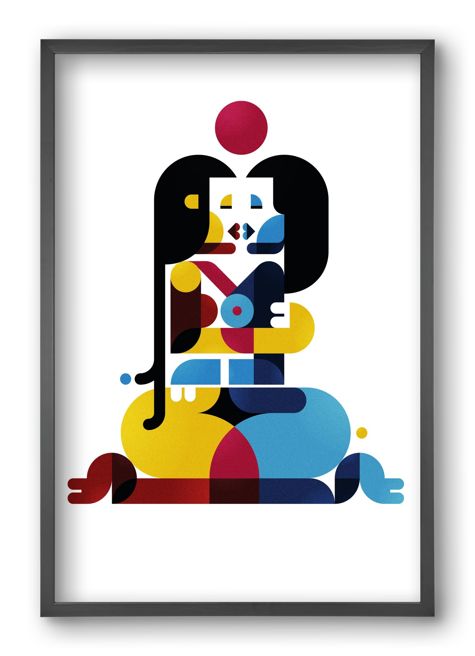 Berlin, 40x60 cm (40x60 cm), Fekete keret